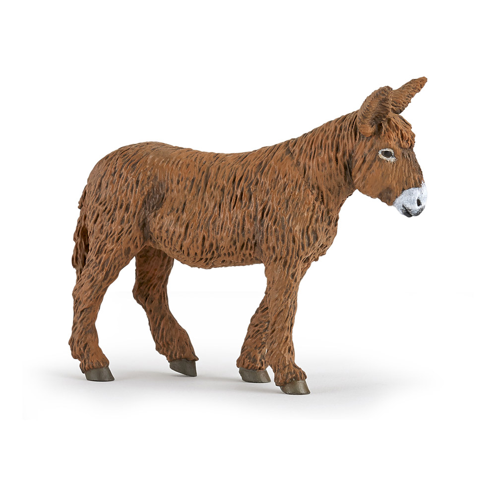 Игрушечная фигурка ослика PAPO Farmyard Friends Poitou коричневый 51168 2290₽