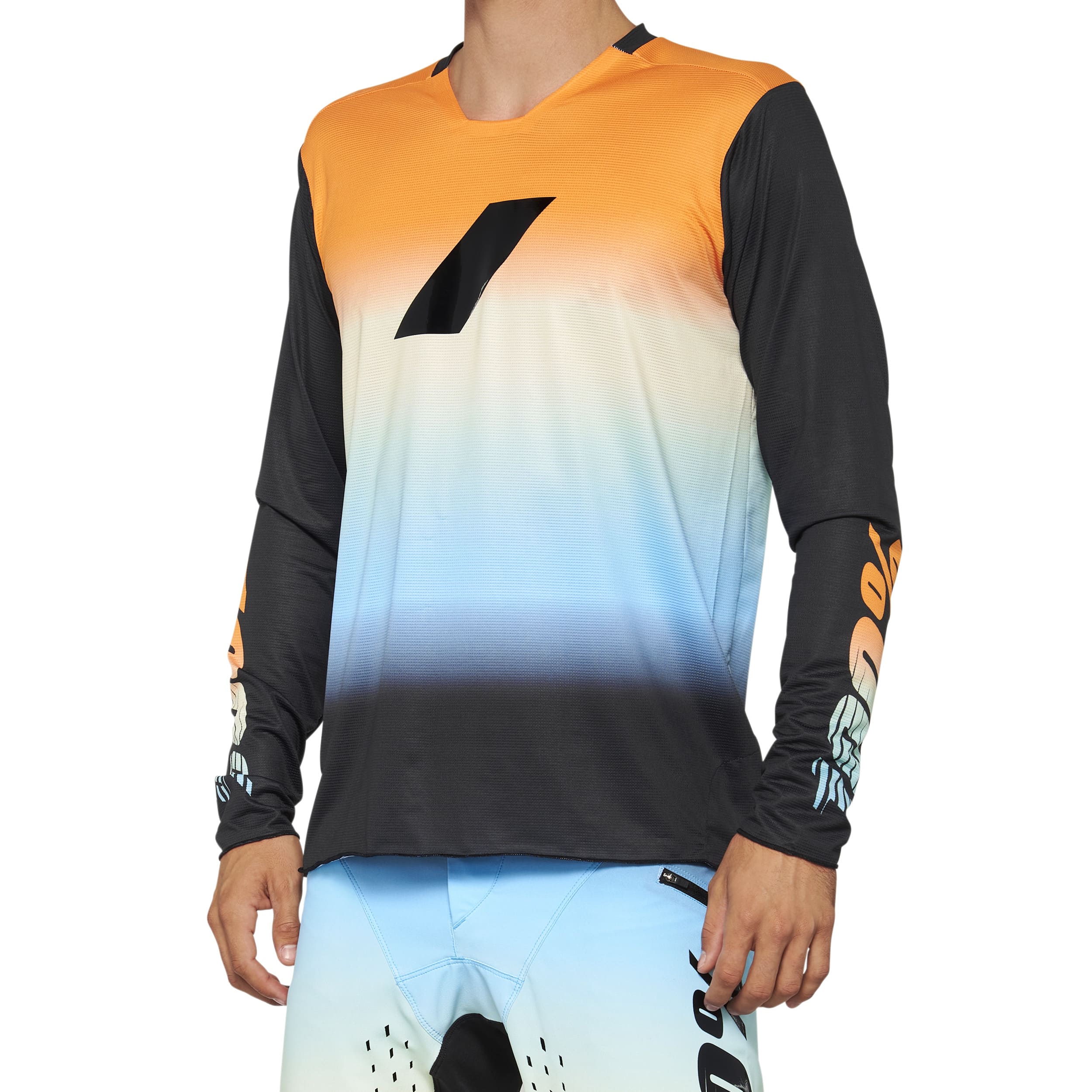 Photos - Cycling Clothing 100percent 100 R-Core X Long Sleeve Limited Edition Jersey Sunset M HP-40000-00021 