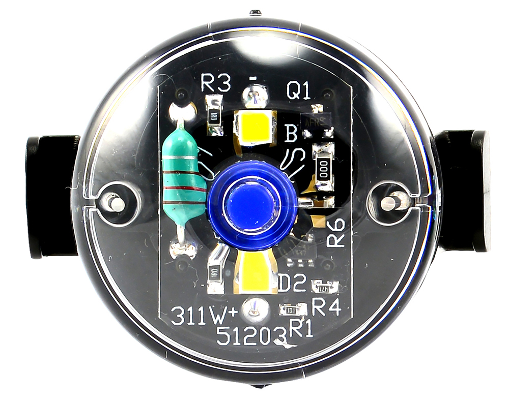 Умная круглая Мини-передняя фара с 2 светодиодами