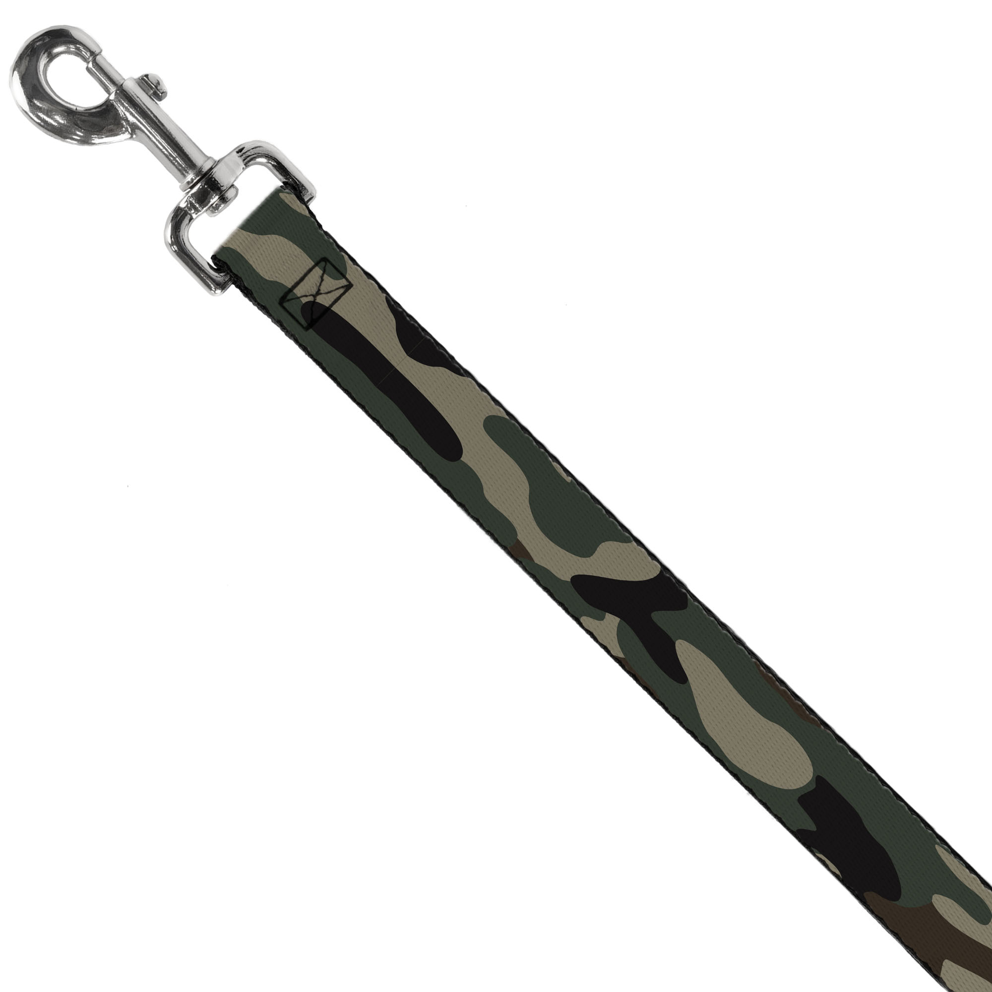 Dog Leash Camo Olive3 NARROW 0.5"