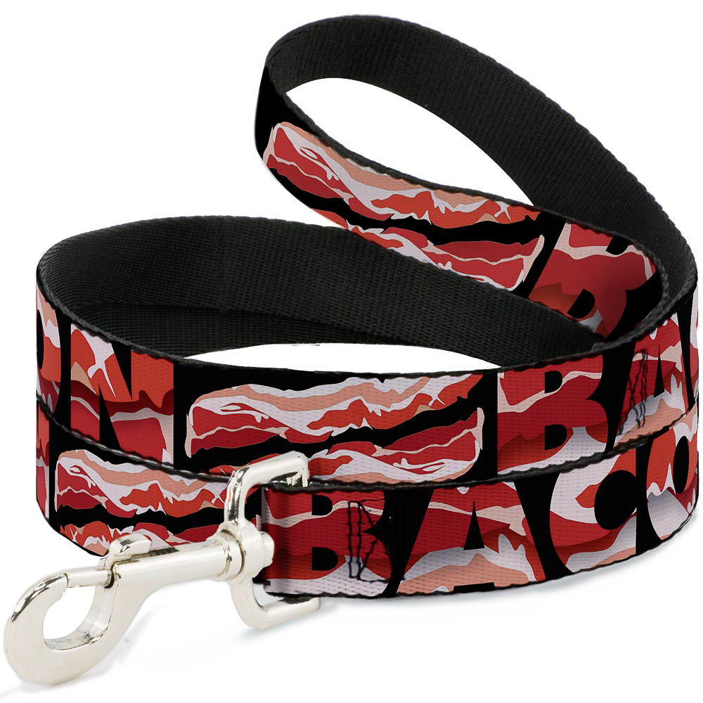 Dog Leash Bacon w/Text1 NARROW 0.5"