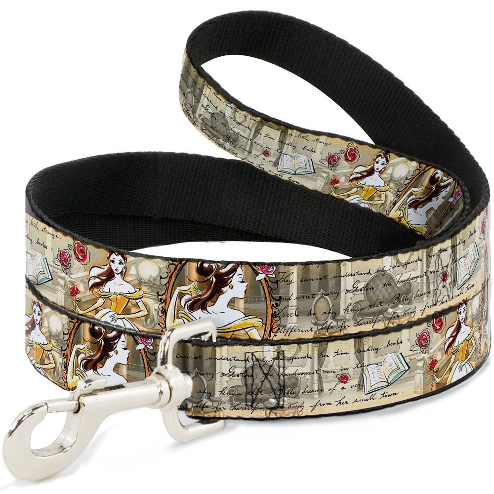 Dog Leash Belle Sketch Poses/Story Script NARROW 0.5"