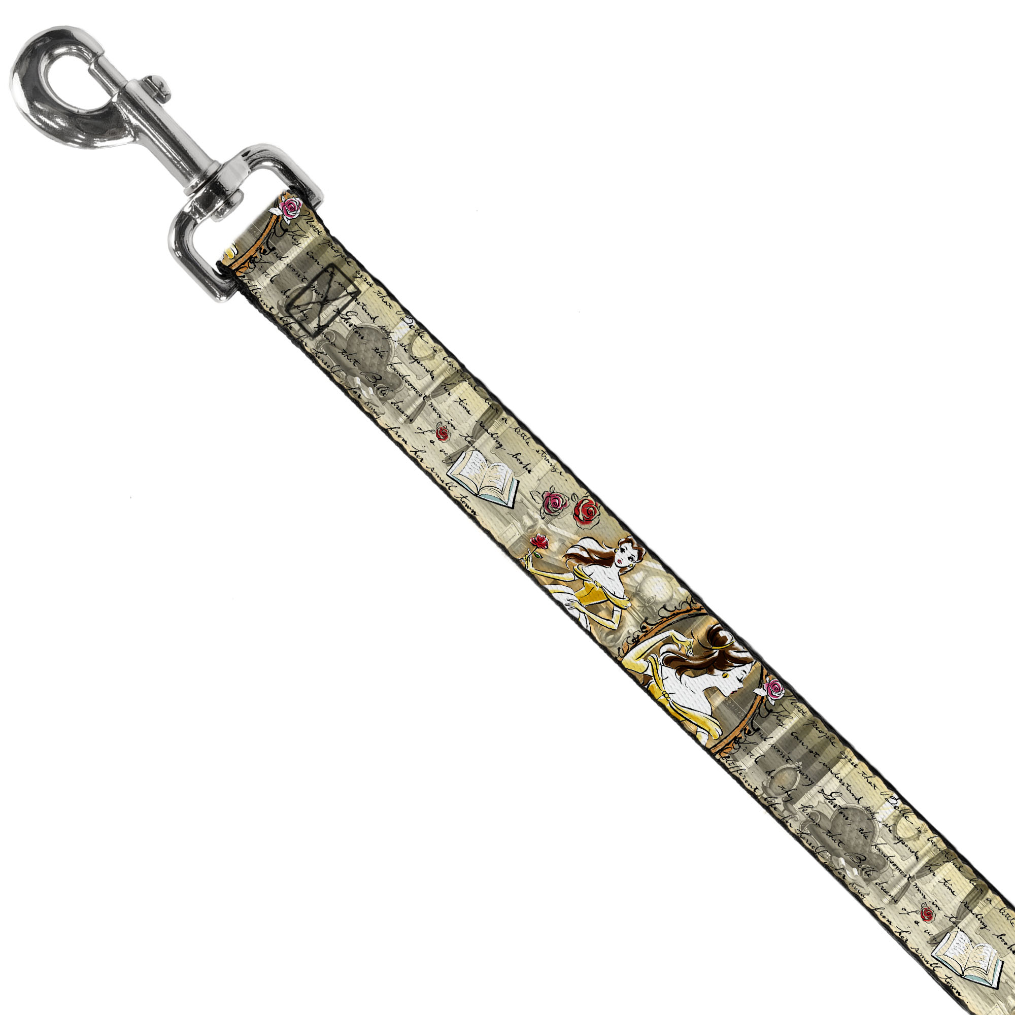 Dog Leash Belle Sketch Poses/Story Script NARROW 0.5"