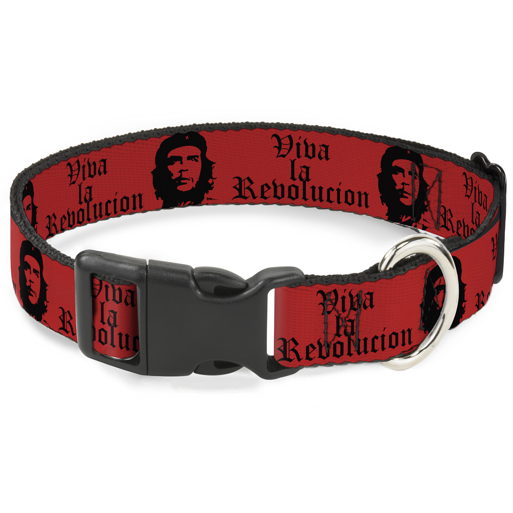 Plastic Clip Collar Che Red/Black Small 9.5-13"