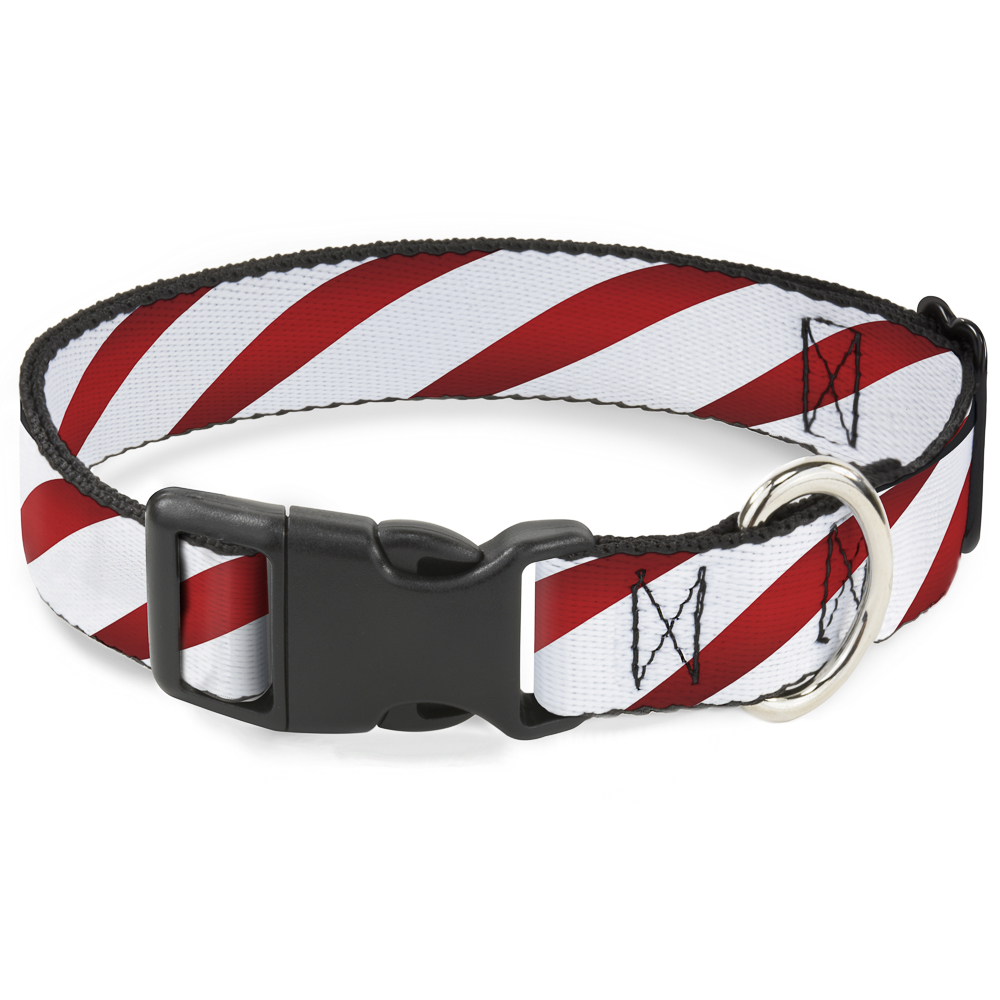 Plastic Clip Collar Candy Cane Small 9.5-13"" (US IMPORT)