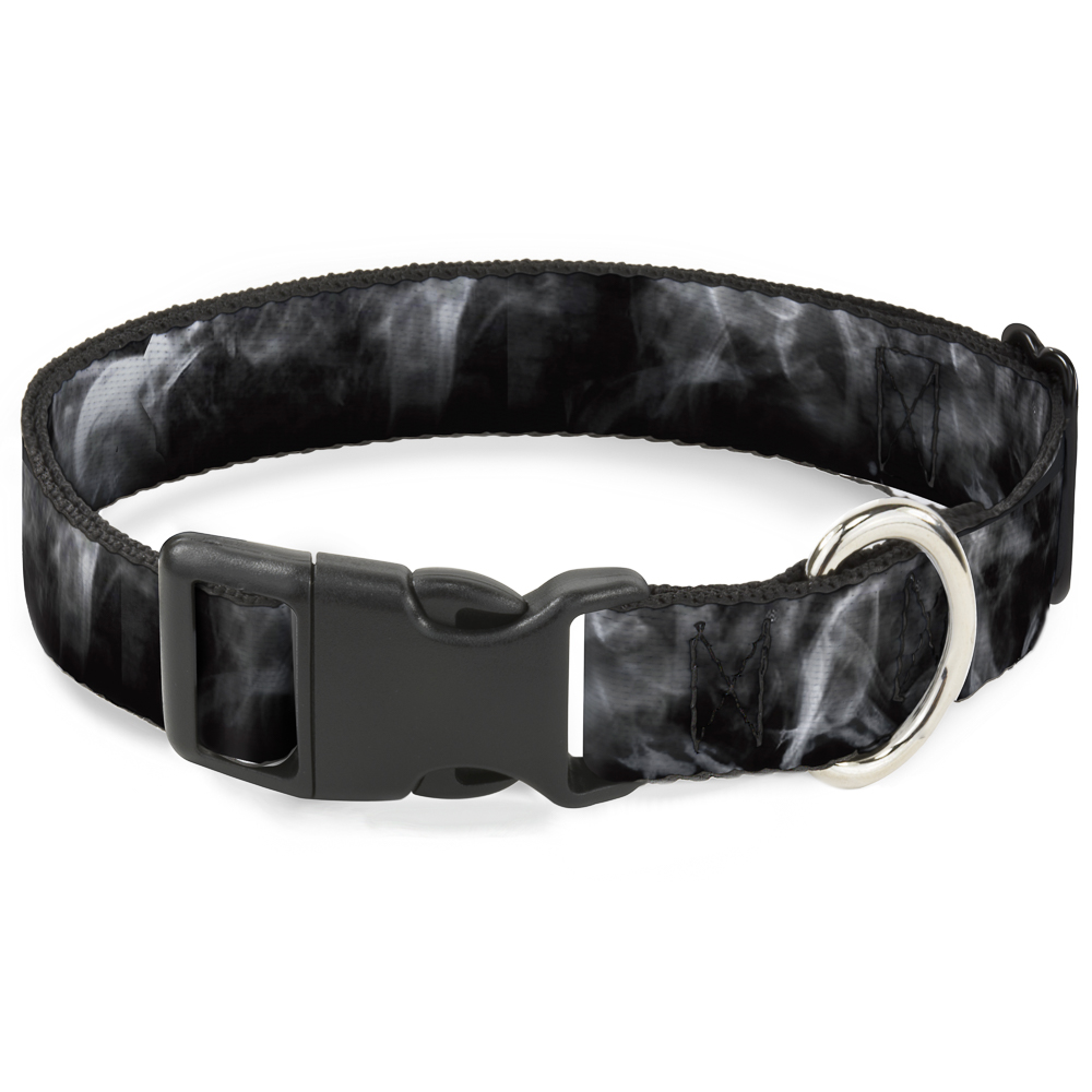 Plastic Clip Collar Smoke Black/Grays NARROW-Medium 8.5-12"