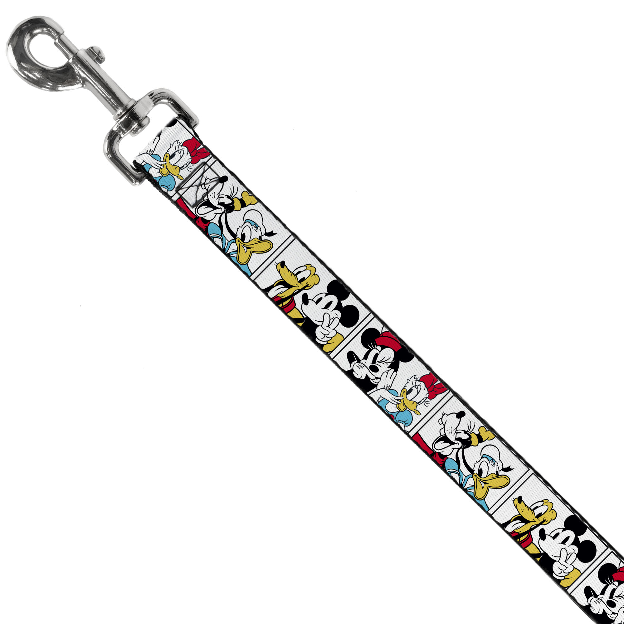 Dog Leash Sensational Six Buddy Pose Blocks White/Multi Color
