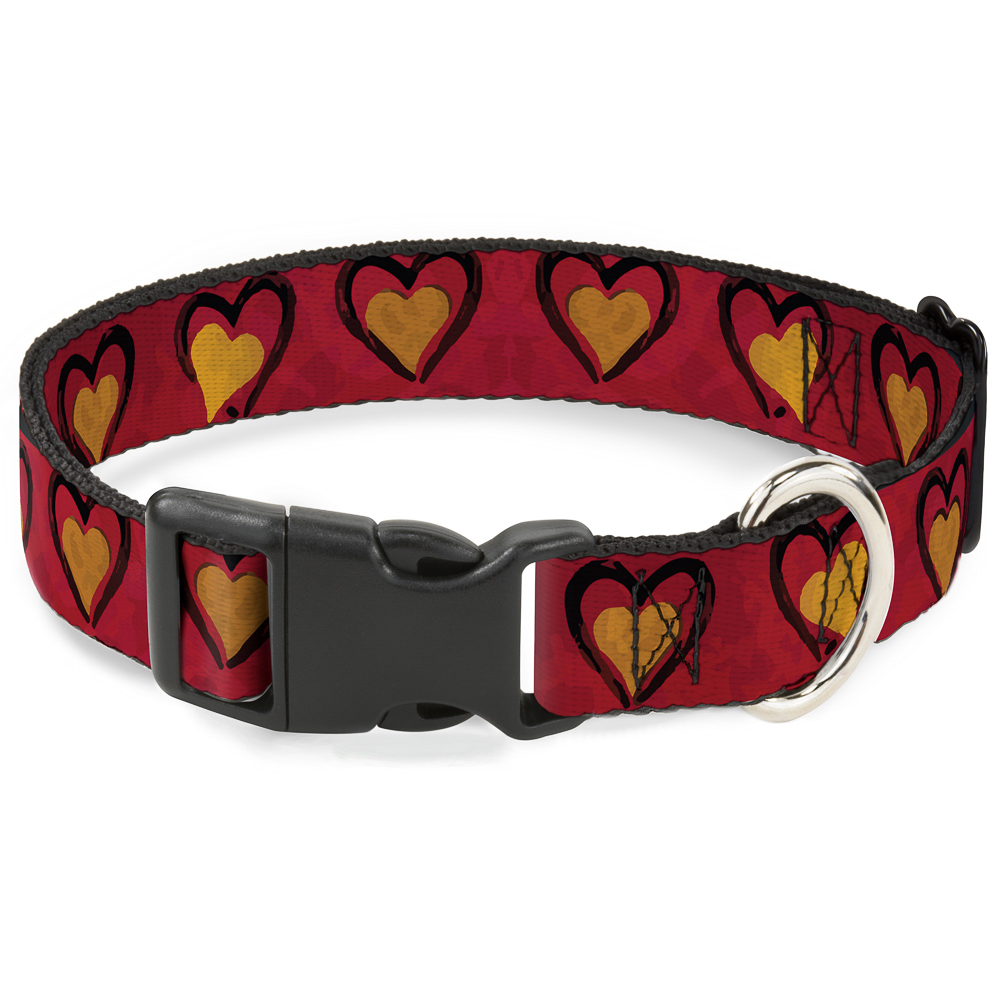 Plastic Clip Collar Alice in Wonderland Queen's Hearts Reds/Black/Go (US IMPORT)