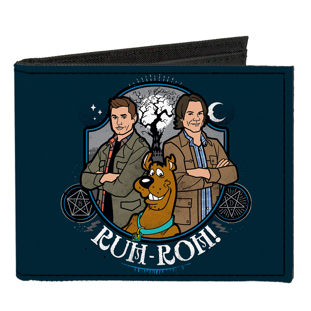 What Is Ruh Roh CANVAS BI-FOLD WALLET Scoobynatural Scooby Doo/Sam/Dean Group Pose/RUH ...