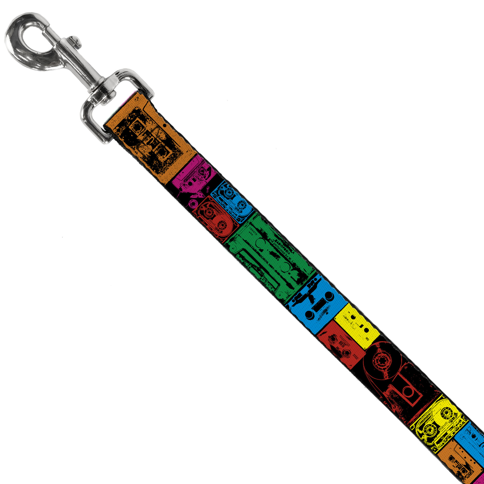 Dog Leash 6-FEET Tapes Multi Neon