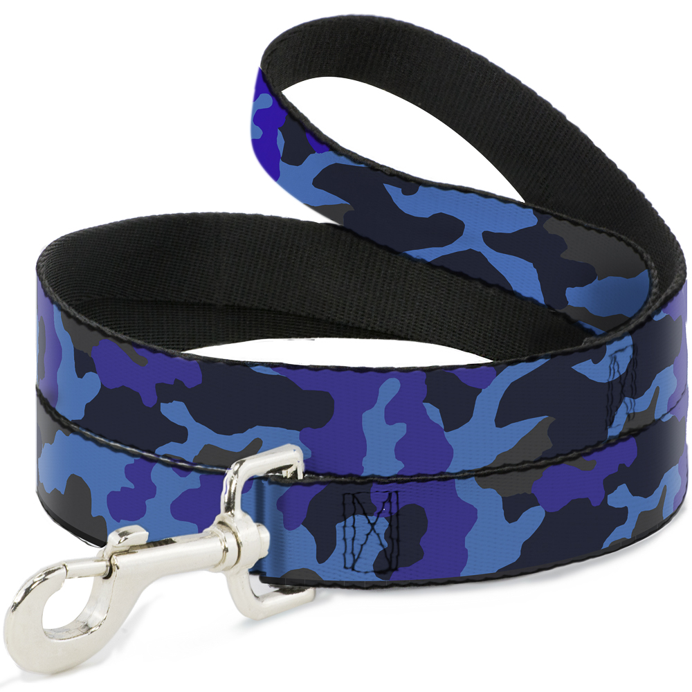 Dog Leash 6 Feet Camo Blue