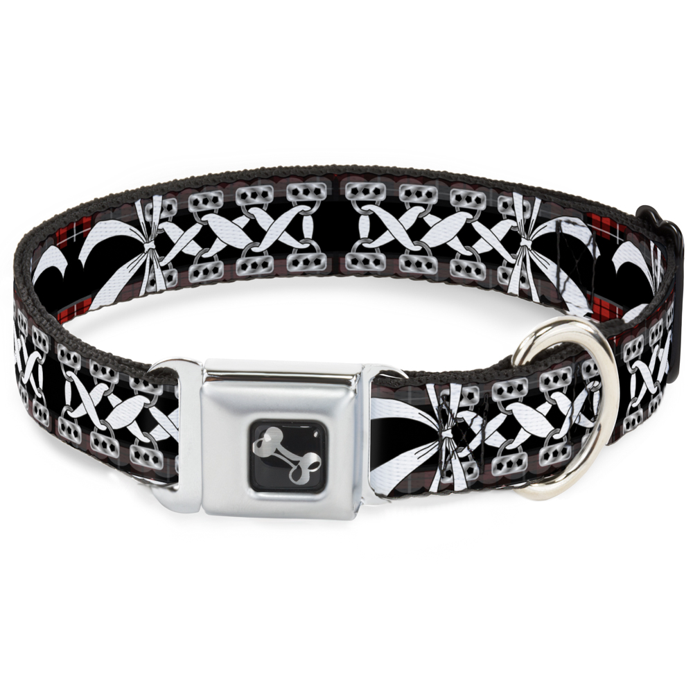 Dog Collar Bone Icons & Patterns 1 Large 15-24"