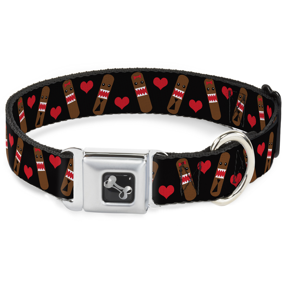 Dog Collar Bone Skateboard Love WIDE-Small 13-17"