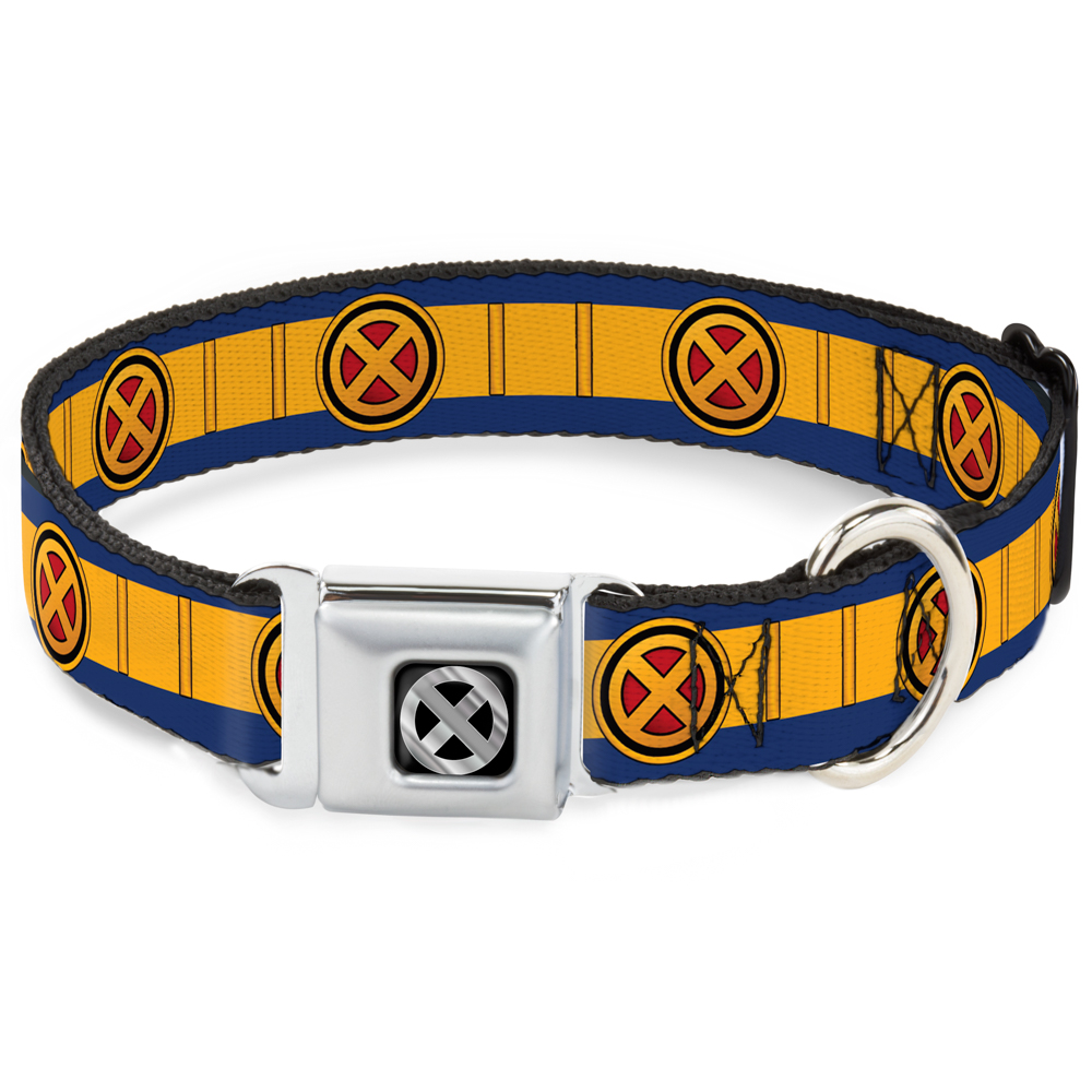 Dog Collar XMB-X-Men Icon Black/Silver Gradient X-Men Cyclops Utilit ...