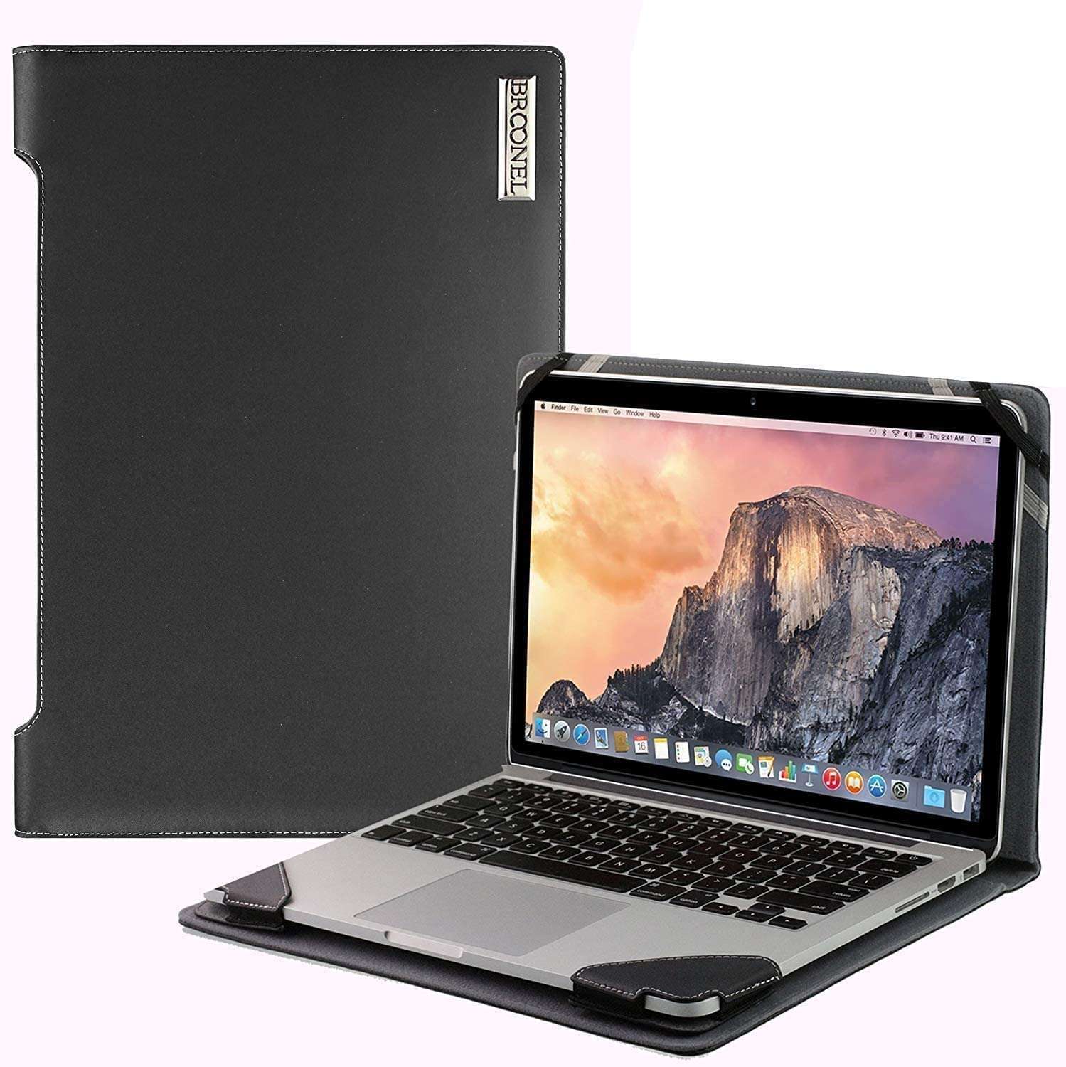 Broonel Black Profile Case For Monovate 15.6" Laptop