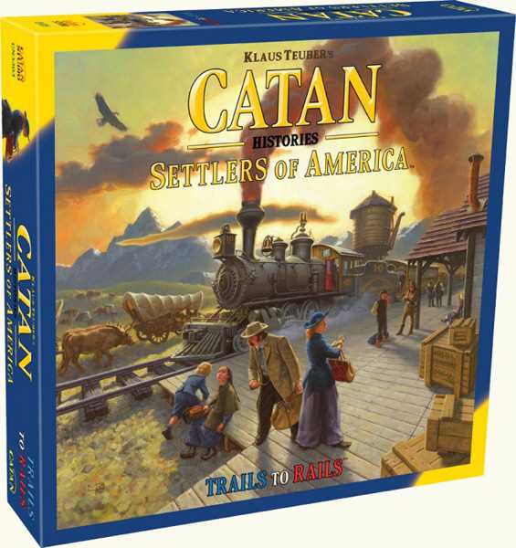 Photos - Jigsaw Puzzle / Mosaic Catan Studios Catan Histories: Settlers of America - Trails to Rails MFG3203 