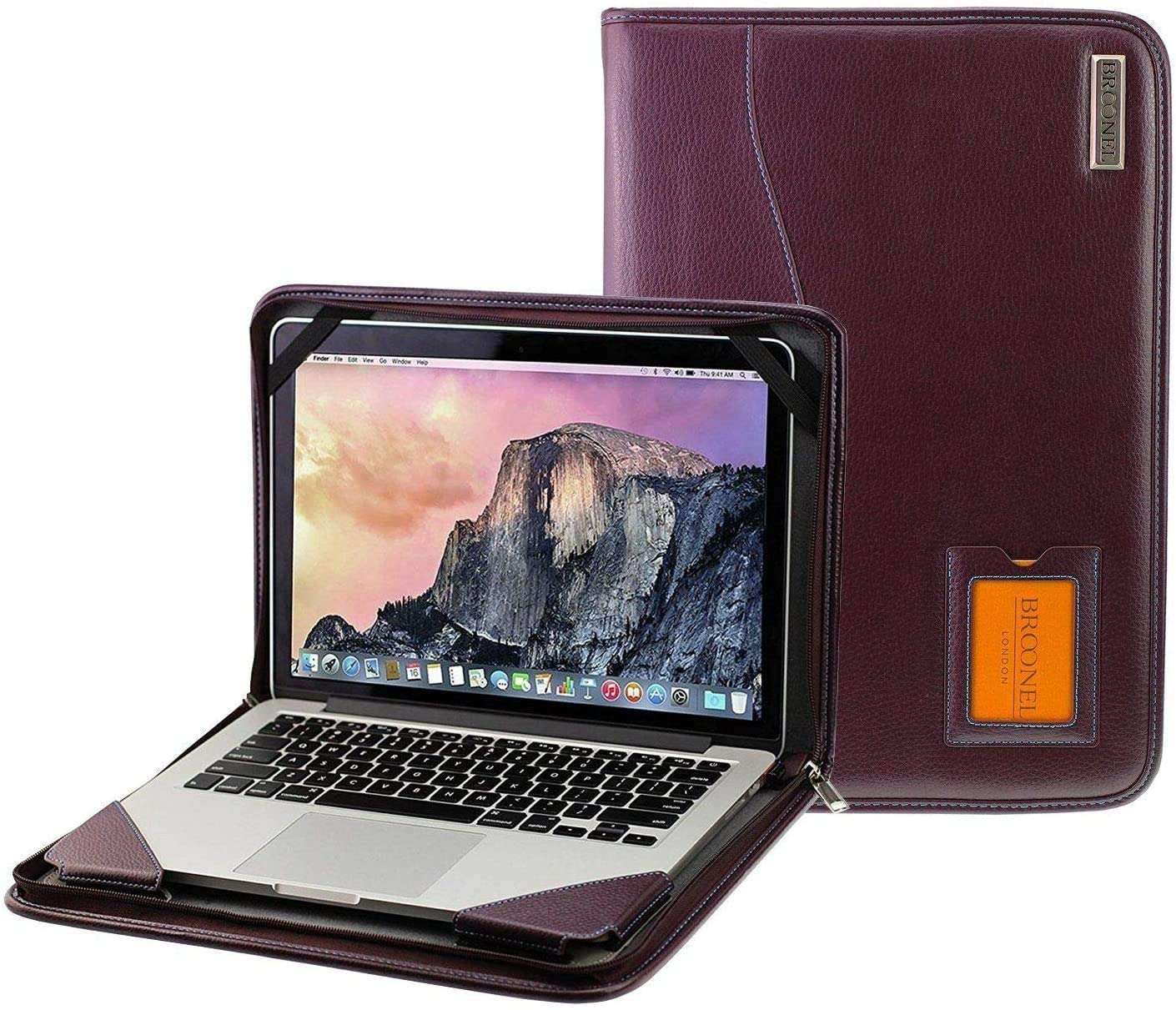 Чехол для ноутбука Broonel из фиолетовой искусственной кожи для Huawei Matebook X 13