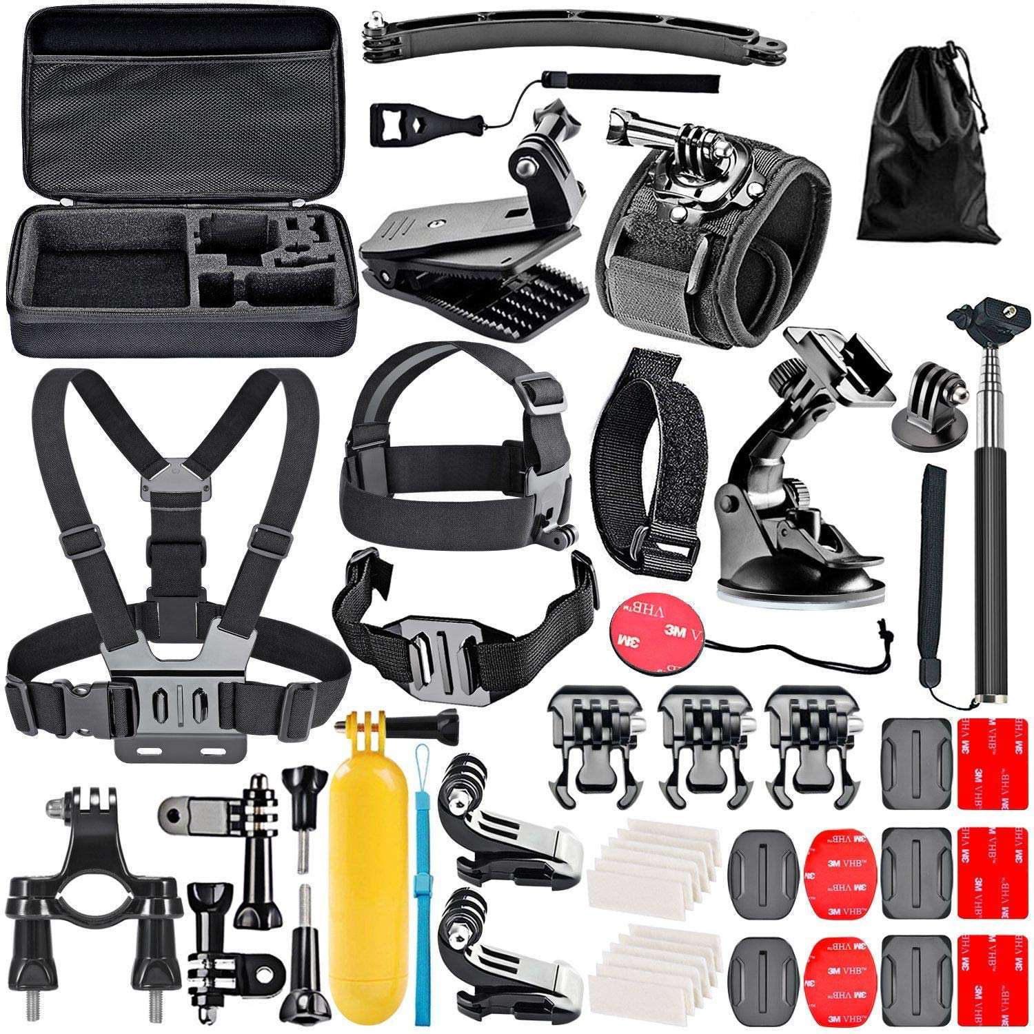Navitech 50-in-1 Accessory Kit For TecTecTec! XPRO4+ Action Cam
