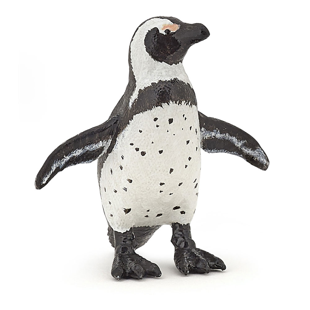 Игрушечная фигурка африканского пингвина PAPO Marine Life, белый/черный (56017)