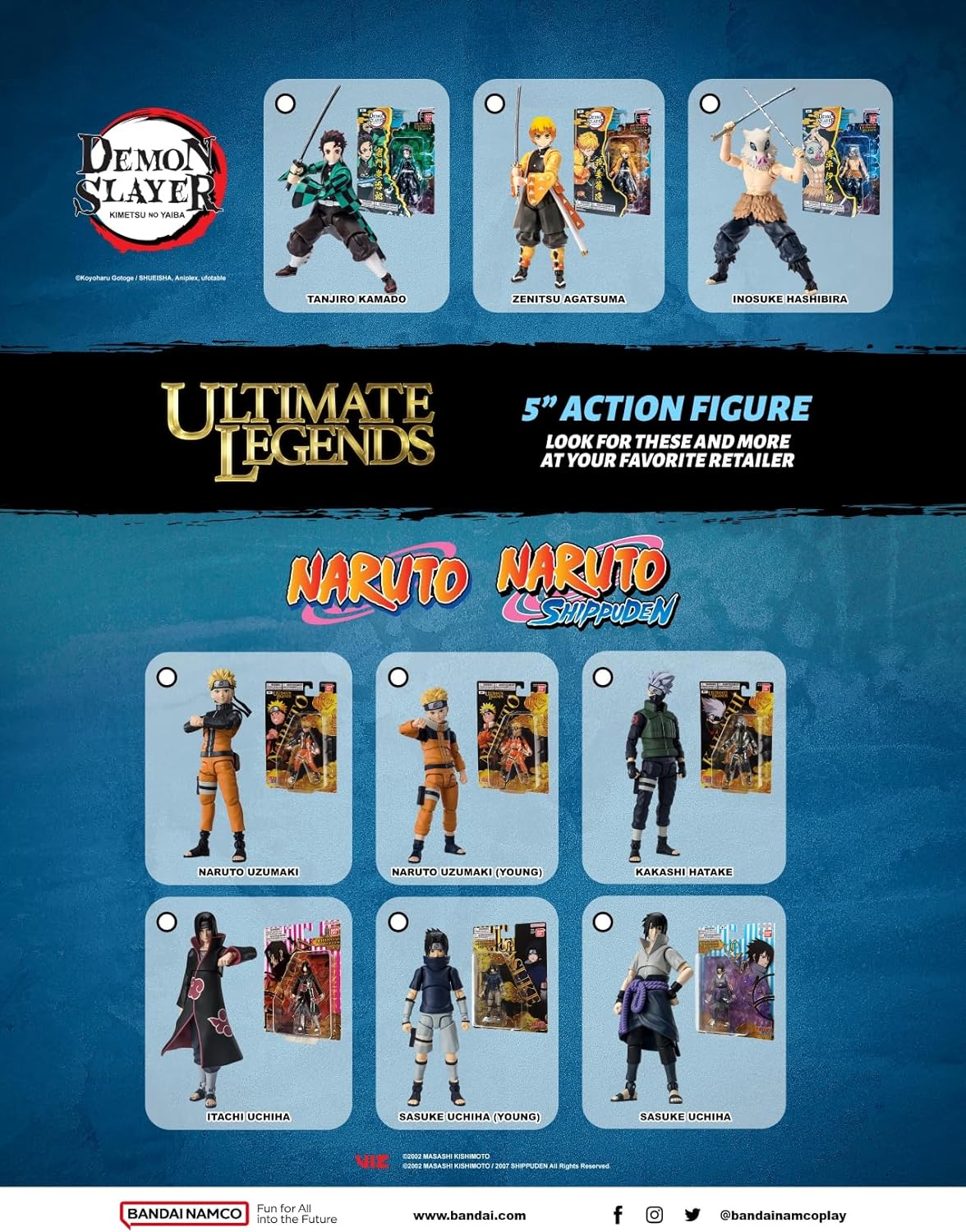 Bandai Namco Ultimate Legends - Naruto 5" Kakashi Hatake Actio (Importación USA) - Imagen 10 de 10