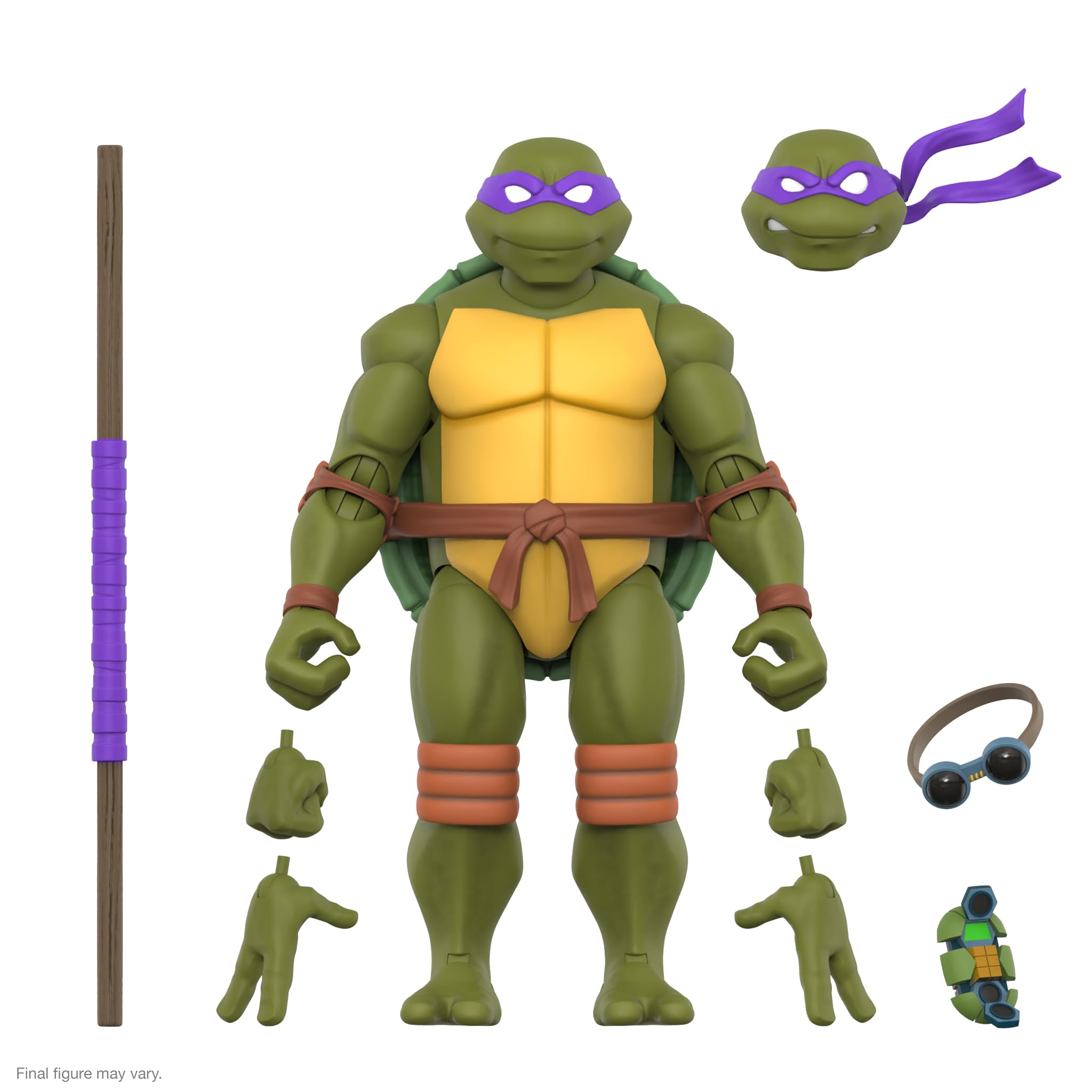 Photos - Action Figures / Transformers Super7 ULTIMATES! Teenage Mutant Ninja Turtles Donatello - 7 TMNT Action Figure with Accessories Classic Cartoon Collectible