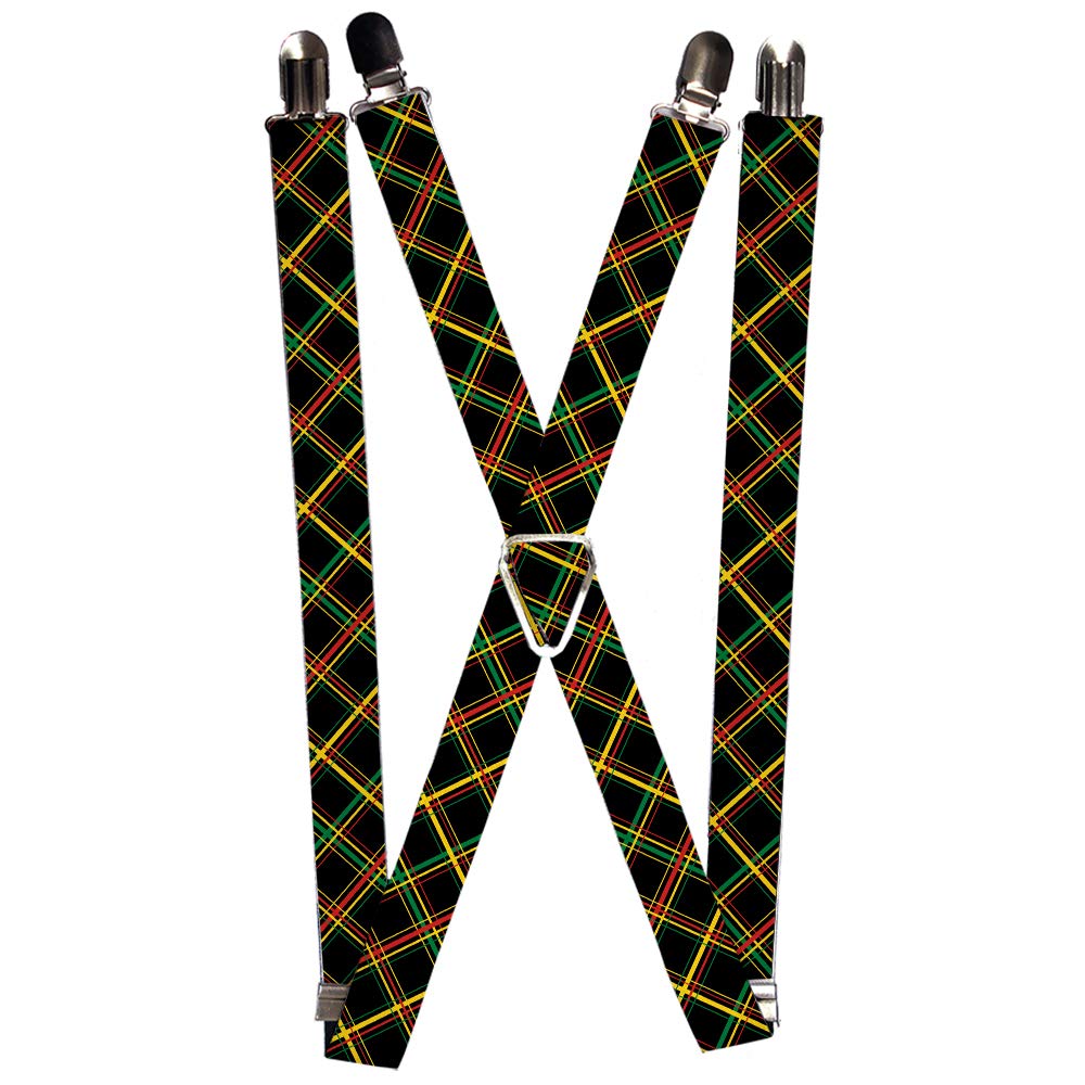 `Suspenders - 1.0`` - Plaid X Rasta` ACC NEW 700146344302 | eBay