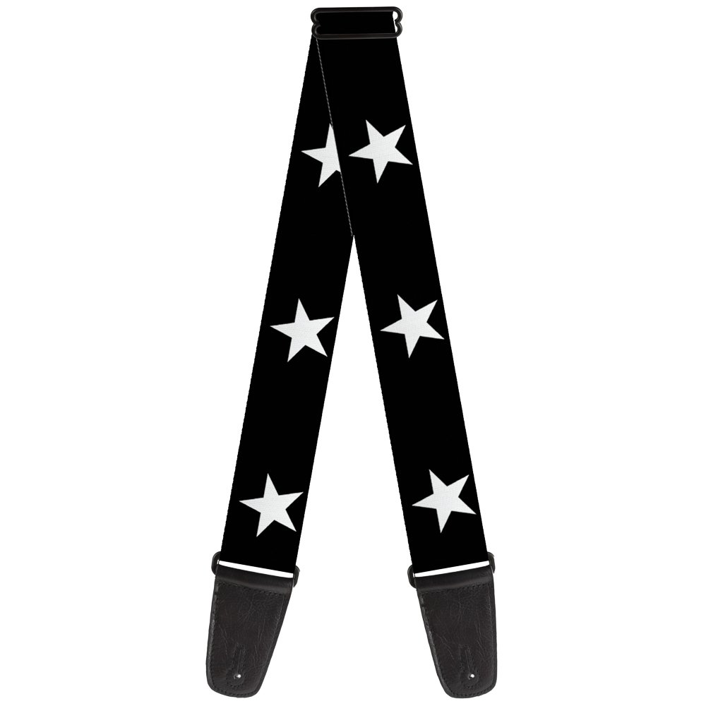 Guitar Strap – Star Black/White ACC NEW