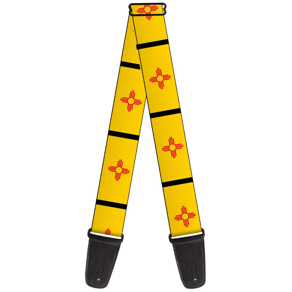 Guitar Strap – New Mexico Flag/Black ACC NEW