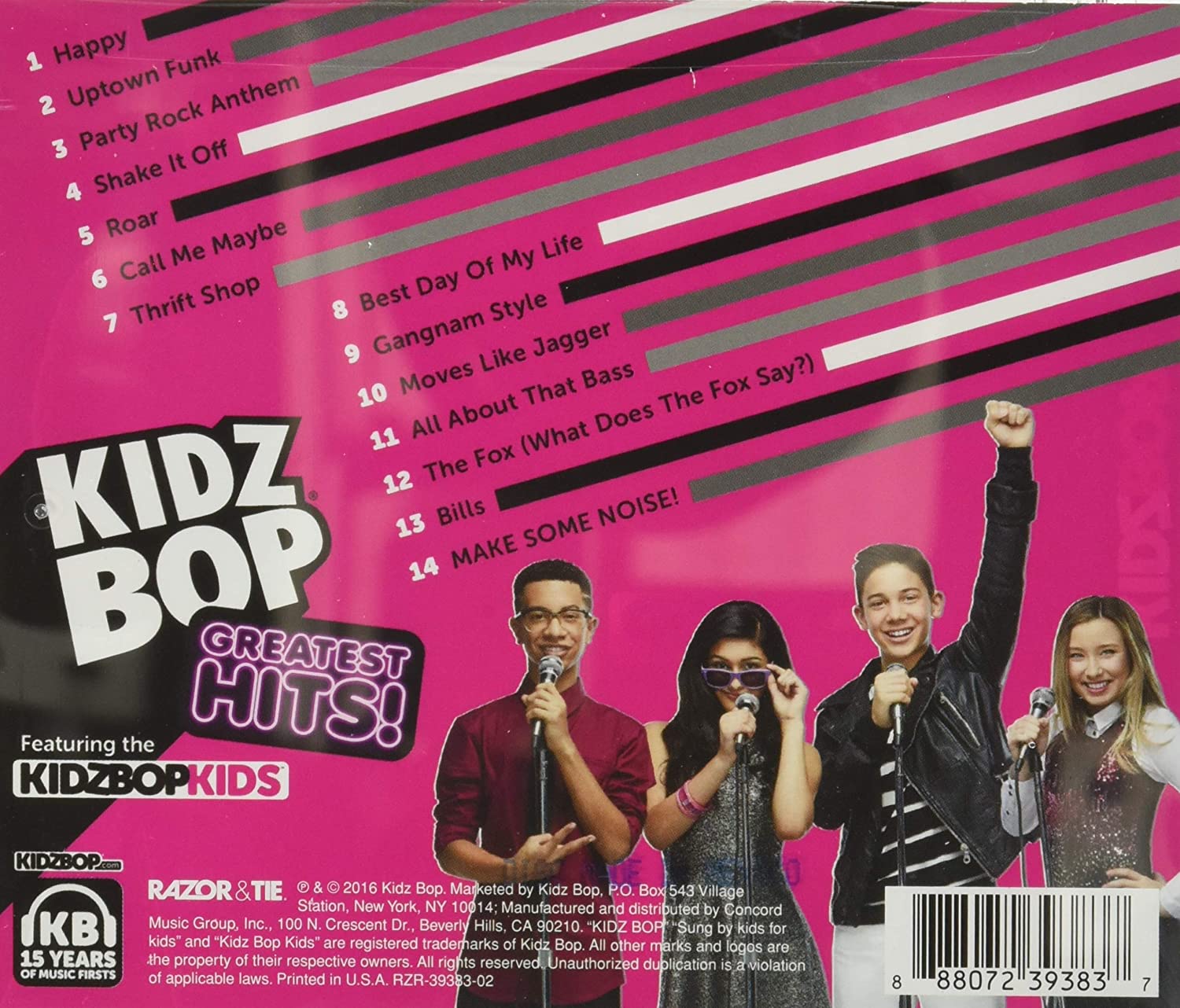 KIDZ BOP KIDS Kidz Bop Greatest Hits (CD) EUR 9,44 - PicClick FR