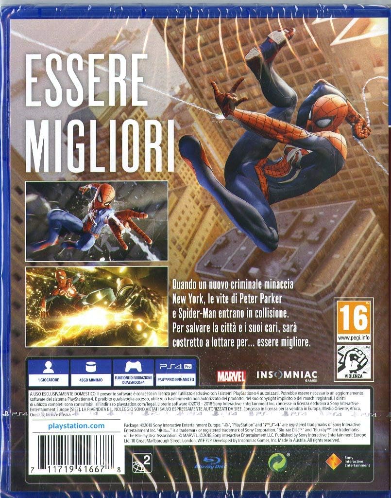 Sony - Ps4 Marvels Spider-man 9416678