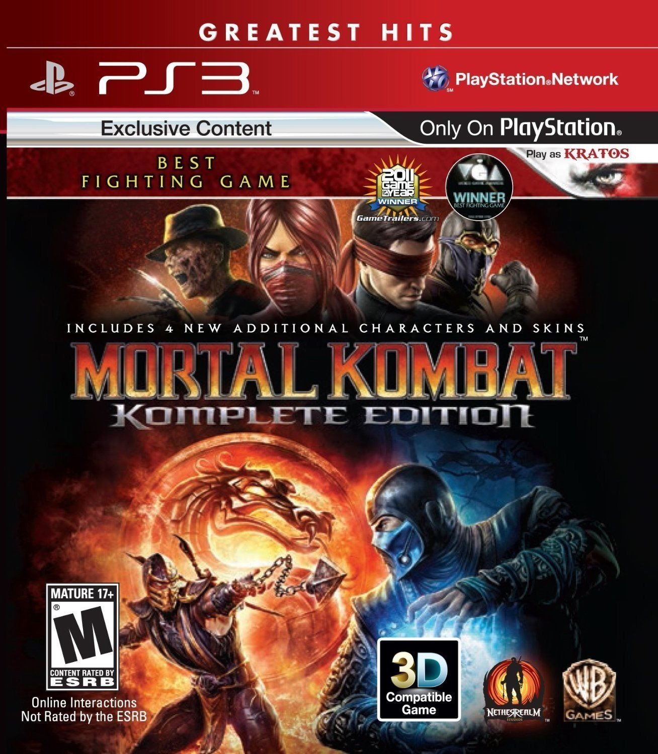 PlayStation 3 Mortal Kombat Komplete Edition (Greatest Hits (UK IMPORT) Game NEW