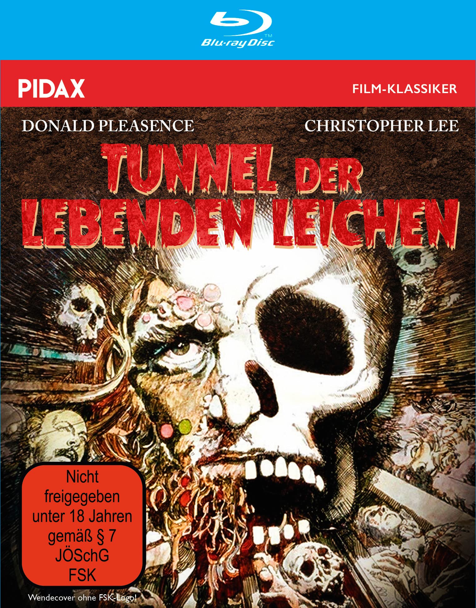 Tunnel der lebenden Leichen / Gruselhorror mit Donald Pleasence und Christopher Lee (Pidax Film-Klassiker) (Blu-ray)