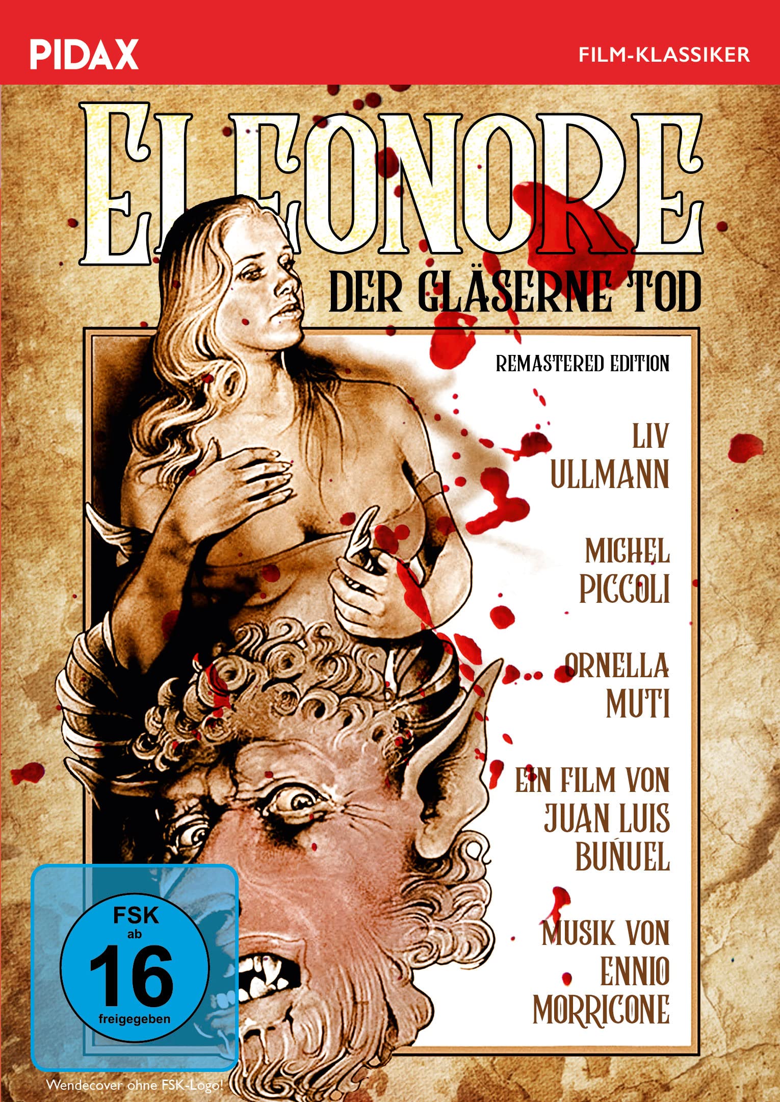 Eleonore - Der gl&auml;serne Tod (L&eacute;onor) - Remastered Edition / Starbesetzter Gothic-Horrorfilm von Juan Luis Bu&ntilde;uel (Pidax Film-Klassiker) (DVD)