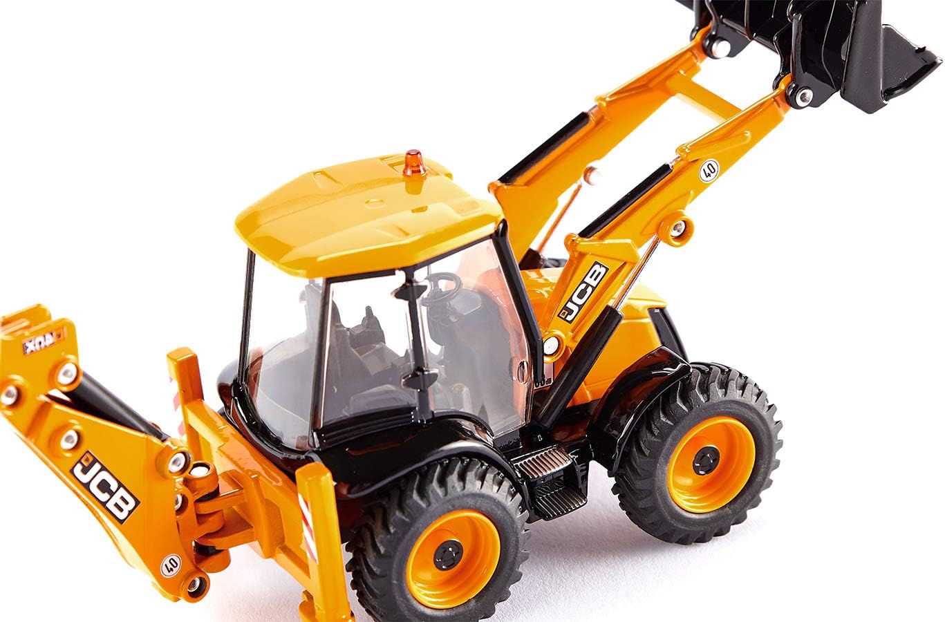 siku 3558, JCB 4CX Backhoe Loader, 1:50, Metal/Plastic, Yellow, Multifunctional, - Picture 8 of 10