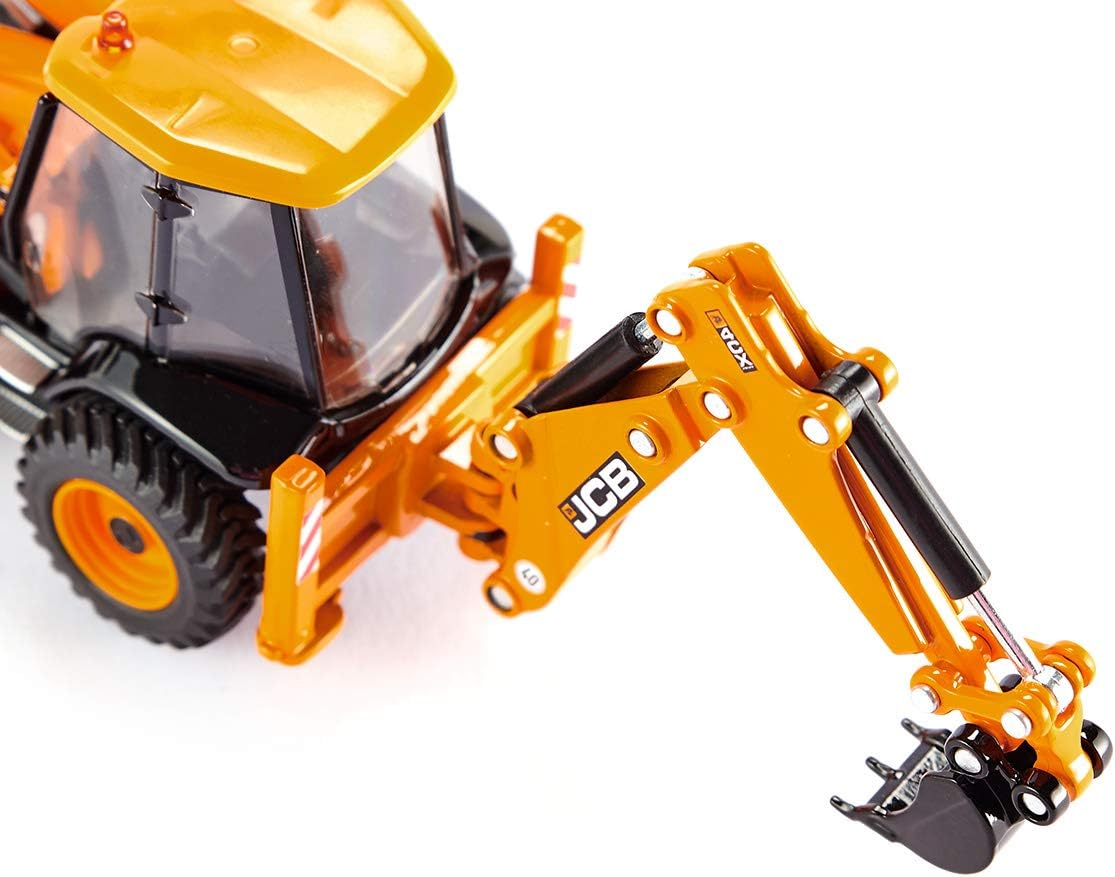 siku 3558, JCB 4CX Backhoe Loader, 1:50, Metal/Plastic, Yellow, Multifunctional, - Picture 7 of 10