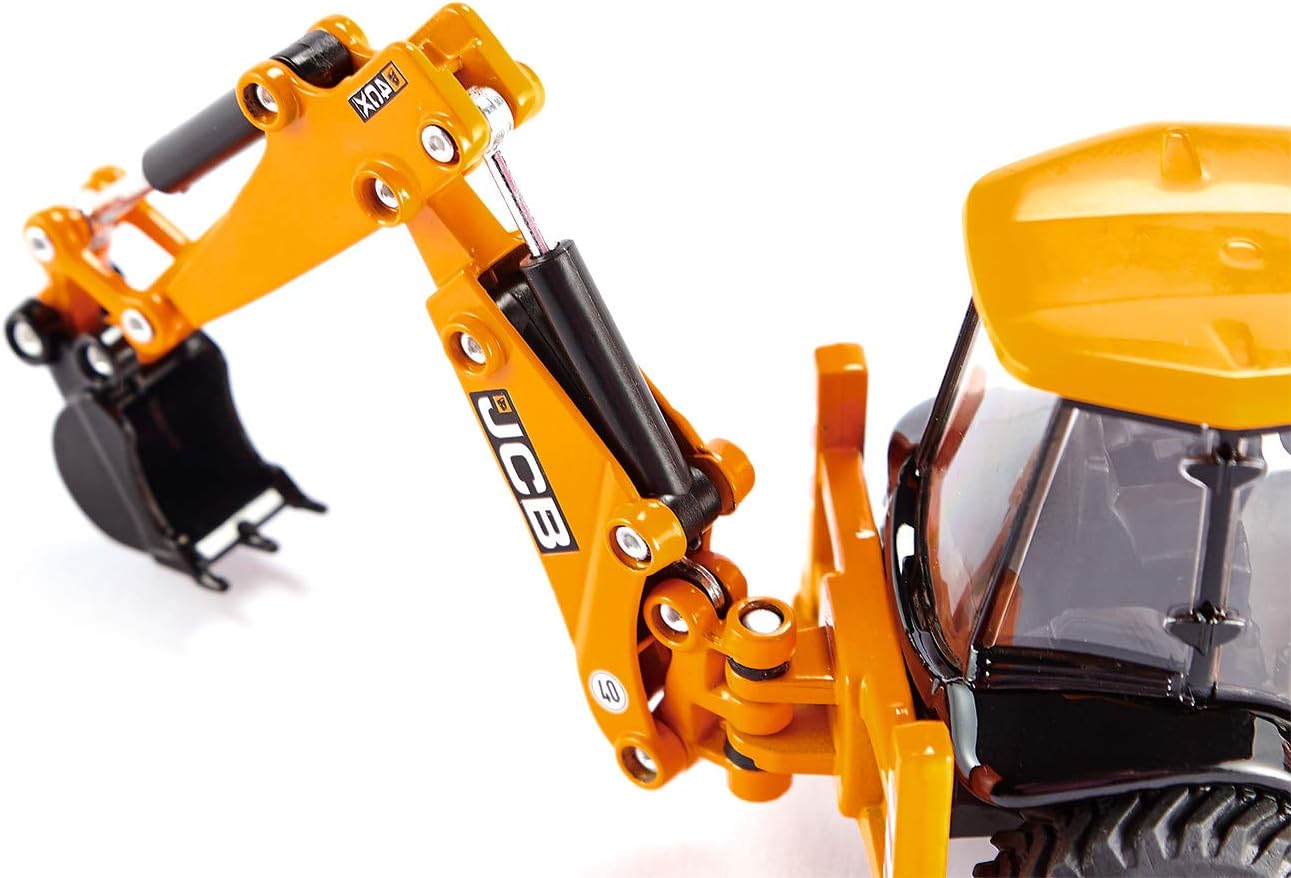 siku 3558, JCB 4CX Backhoe Loader, 1:50, Metal/Plastic, Yellow, Multifunctional, - Picture 6 of 10