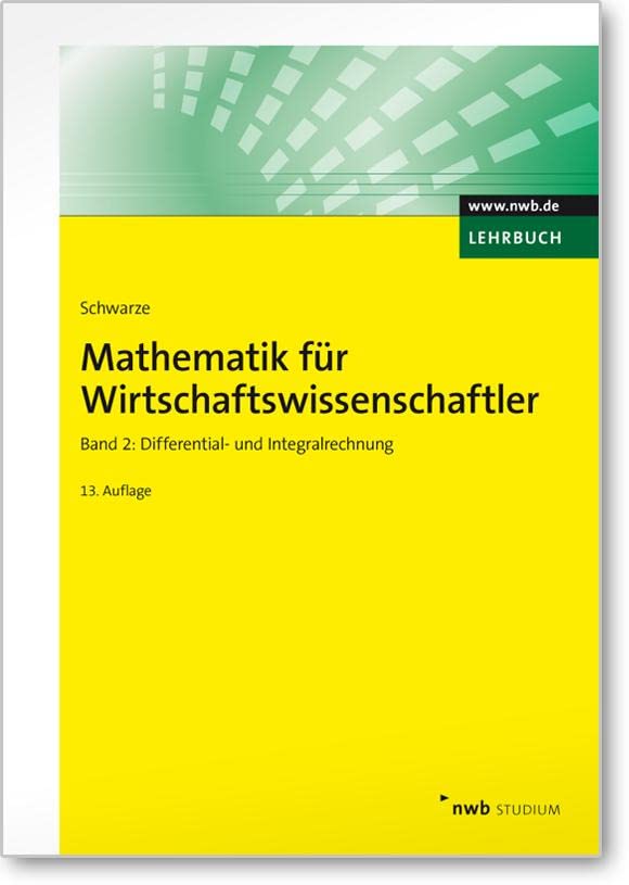 Jochen Schwarze Mathematik für Wirtschaftswissenschaftle (Paperback) (UK IMPORT)
