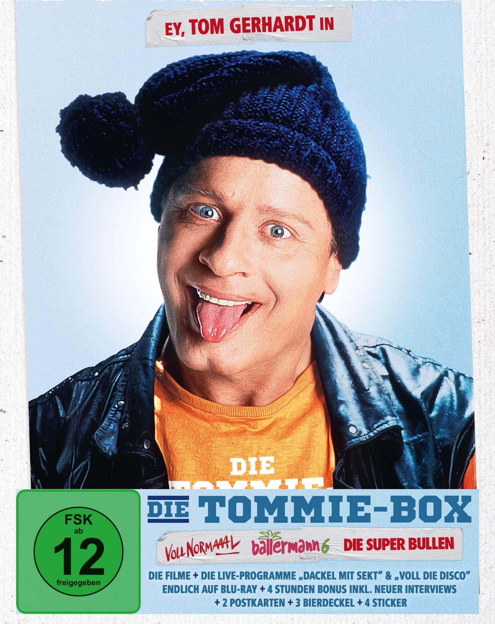 Tom Gerhardt: Die Tommie-Box (Limitierte Capbox) (+ 4DVDs) (Blu-ray)