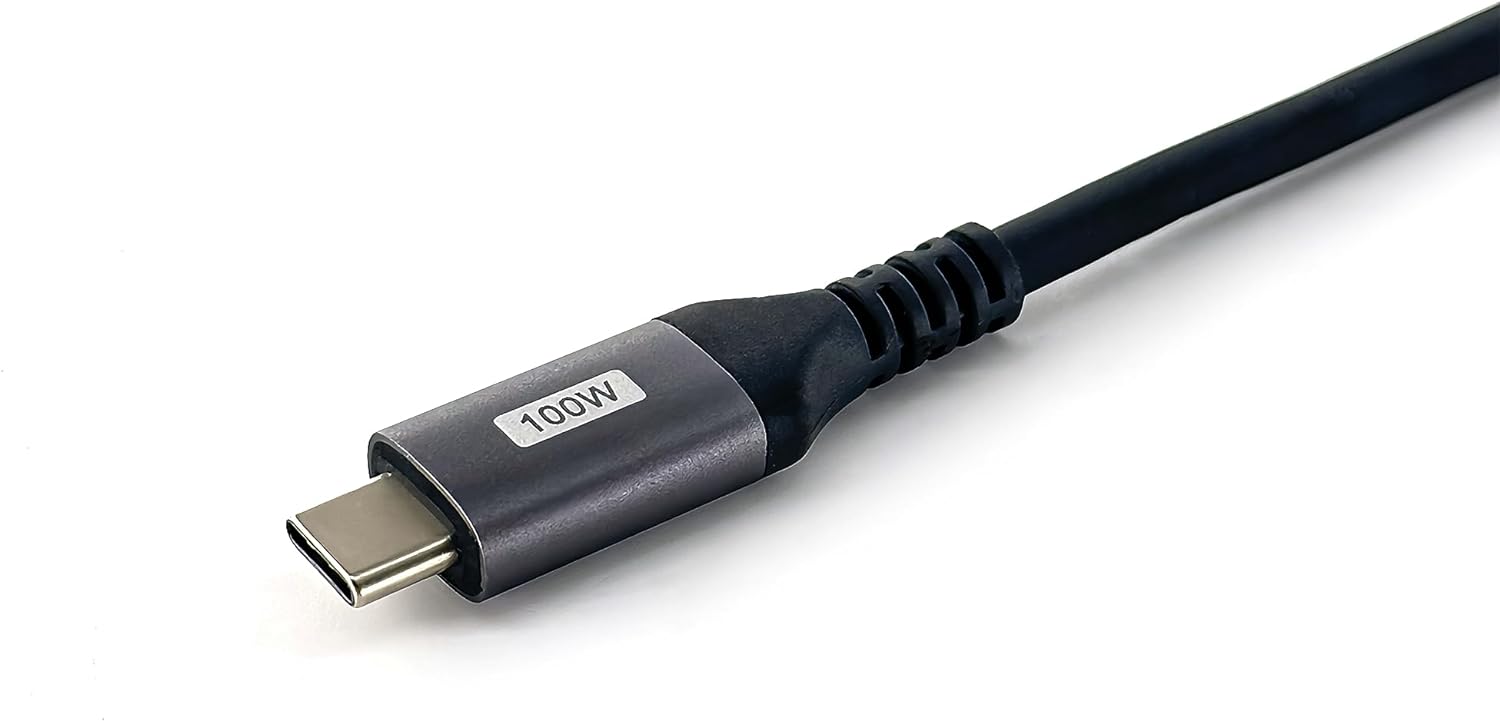 Equip 128891 USB 2.0 C auf C 90° abgewinkeltes Kabel, M/M 1,0m, PD 100W, Schwarz - Bild 4 von 4