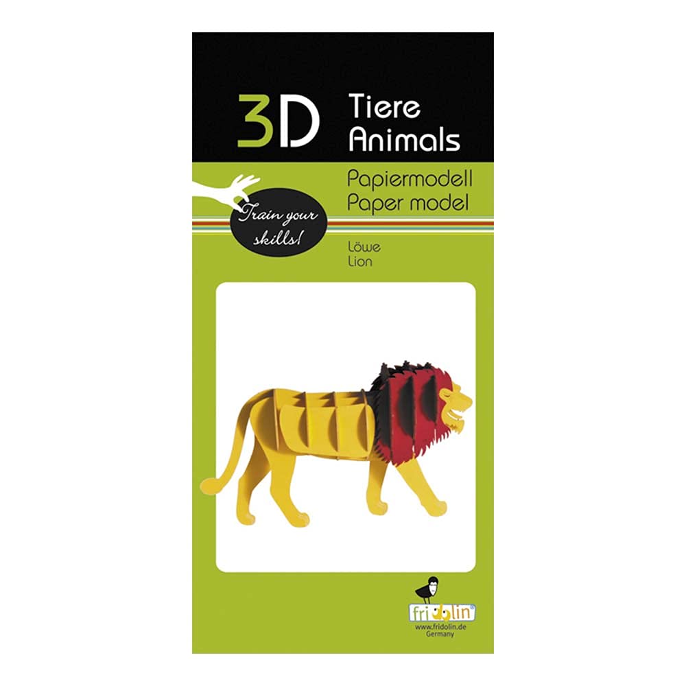 Photos - 3D Puzzle Fridolin 3D Papiermodell - Löwe ‎11620 