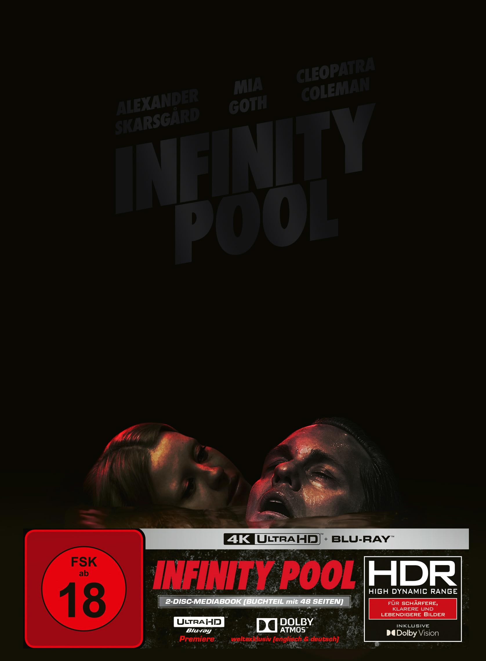 Infinity Pool   2-Disc Mediabook B (4K Ultra HD Blu-ray + Blu-ray) (4K Ultra HD)
