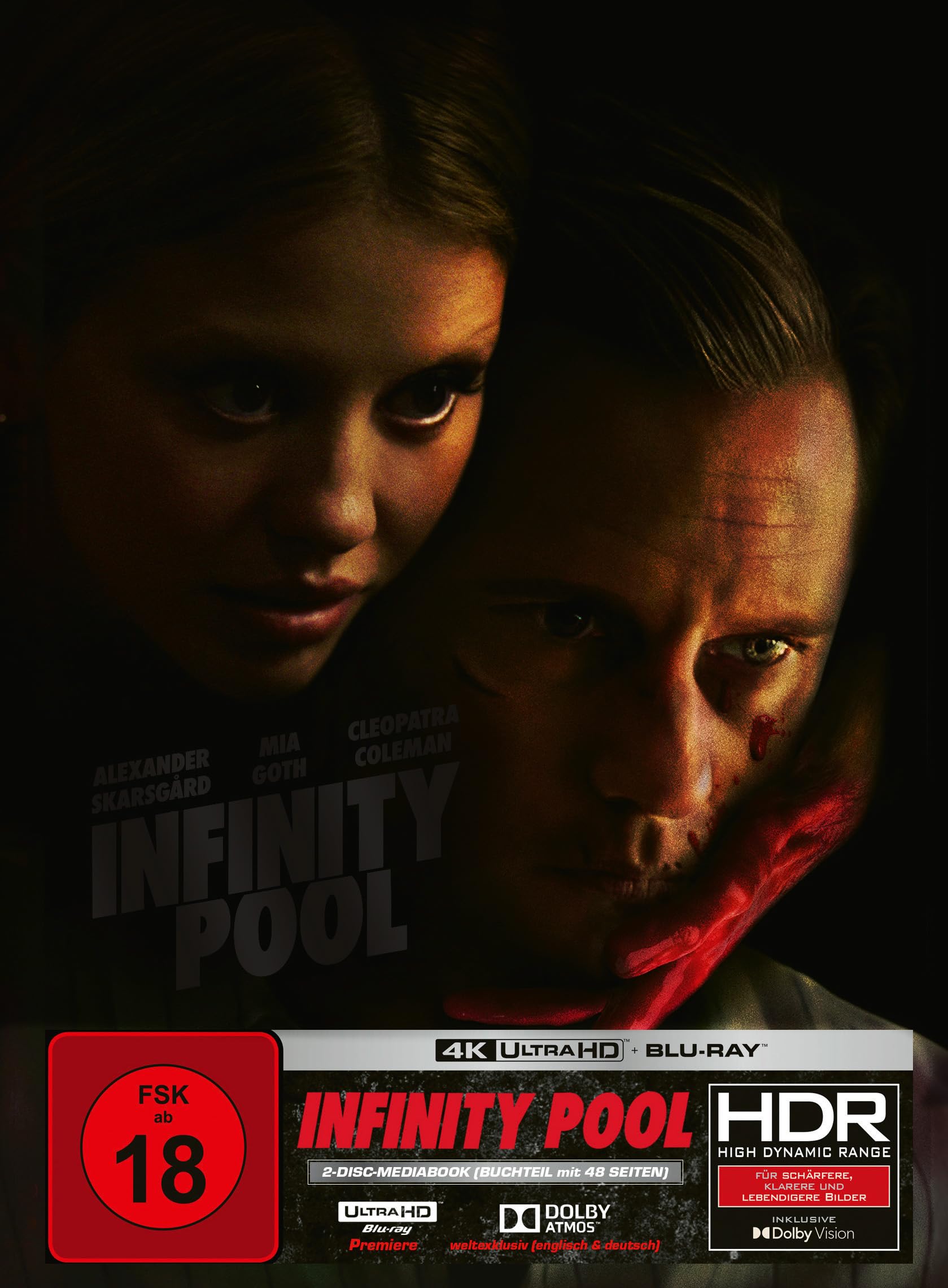 Infinity Pool   2-Disc Mediabook D (4K Ultra HD Blu-ray + Blu-ray) (4K Ultra HD)