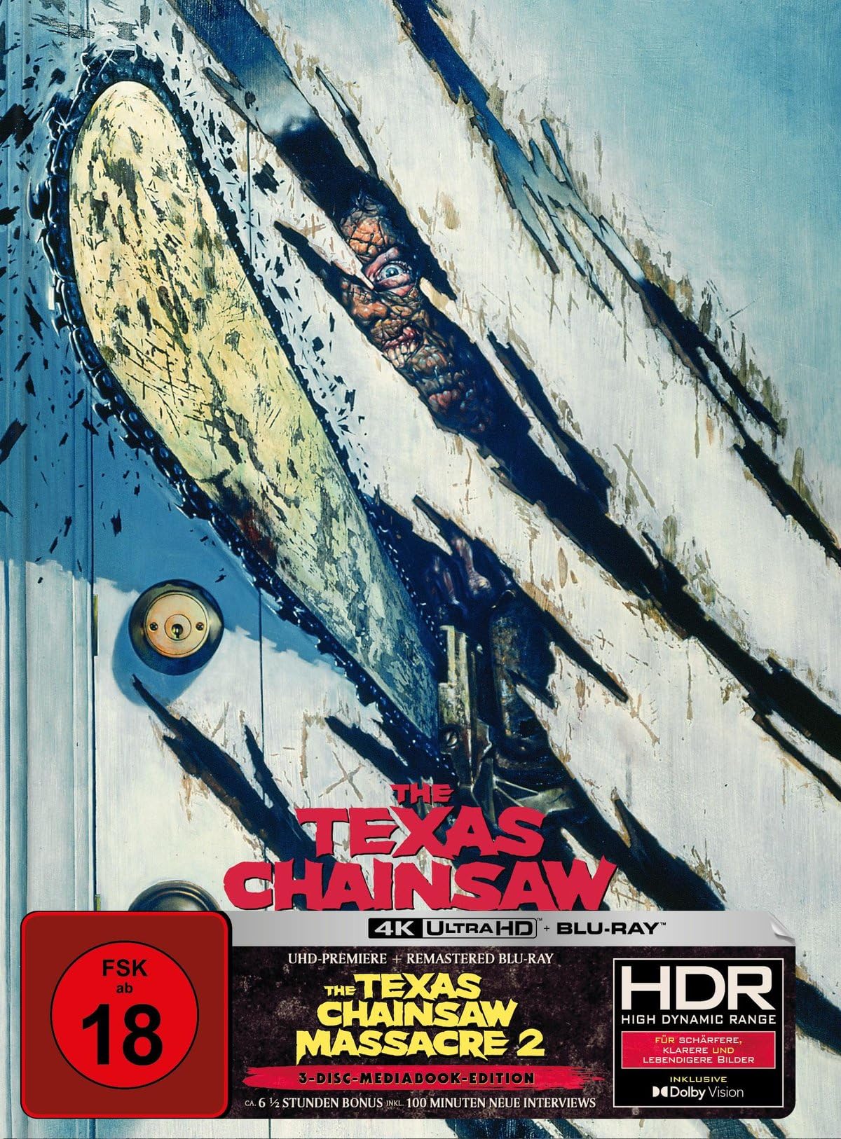 The Texas Chainsaw Massacre 2 - Mediabook - Cover D (4K Ultra HD+Blu-ray+Bonus-Blu-ray) 666 St&uuml;ck (4K Ultra HD)