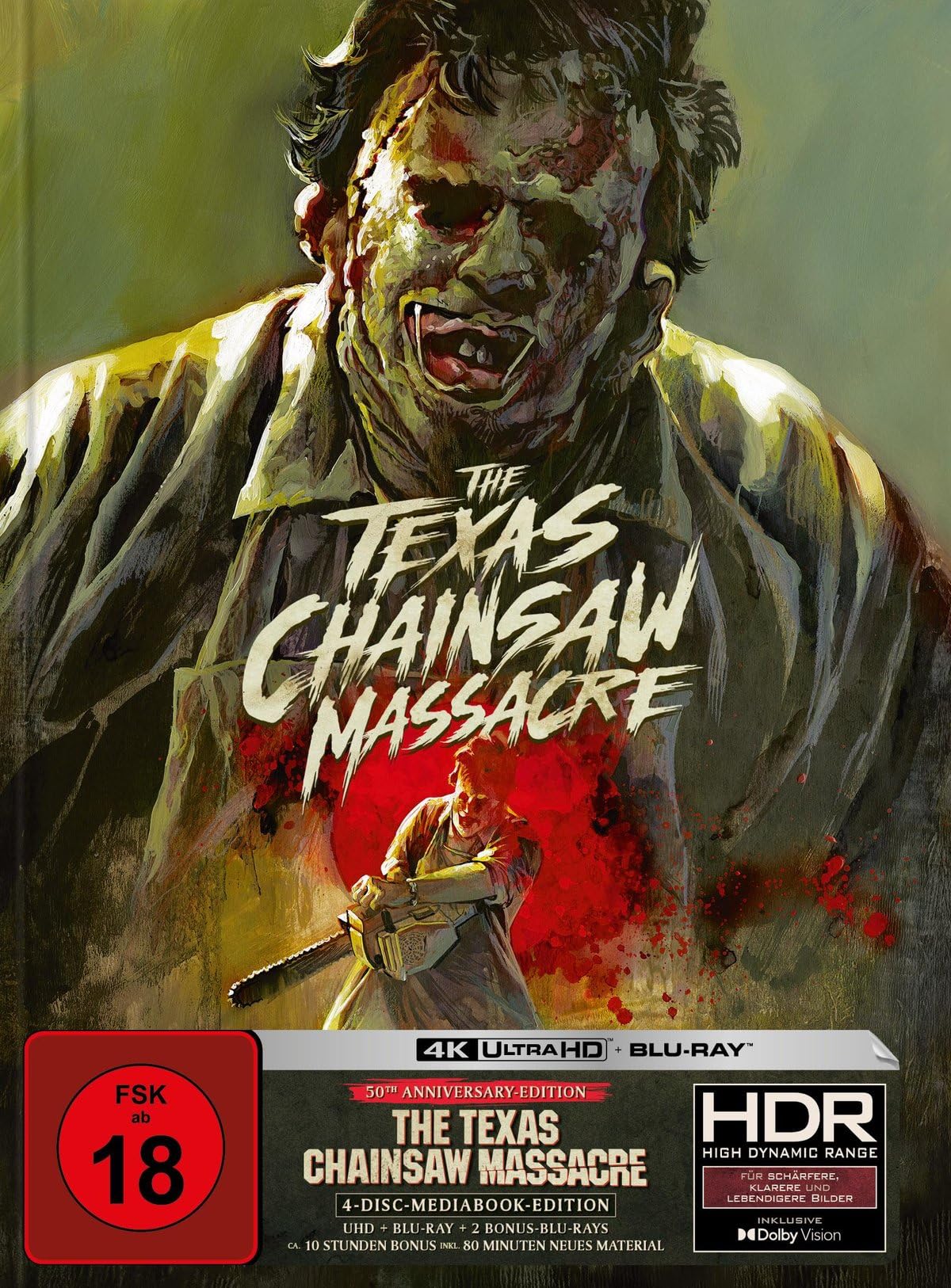 The Texas Chainsaw Massacre - Mediabook - Cover A (4K Ultra HD+Blu-ray+2 Bonus-Blu-ray) (4K Ultra HD)