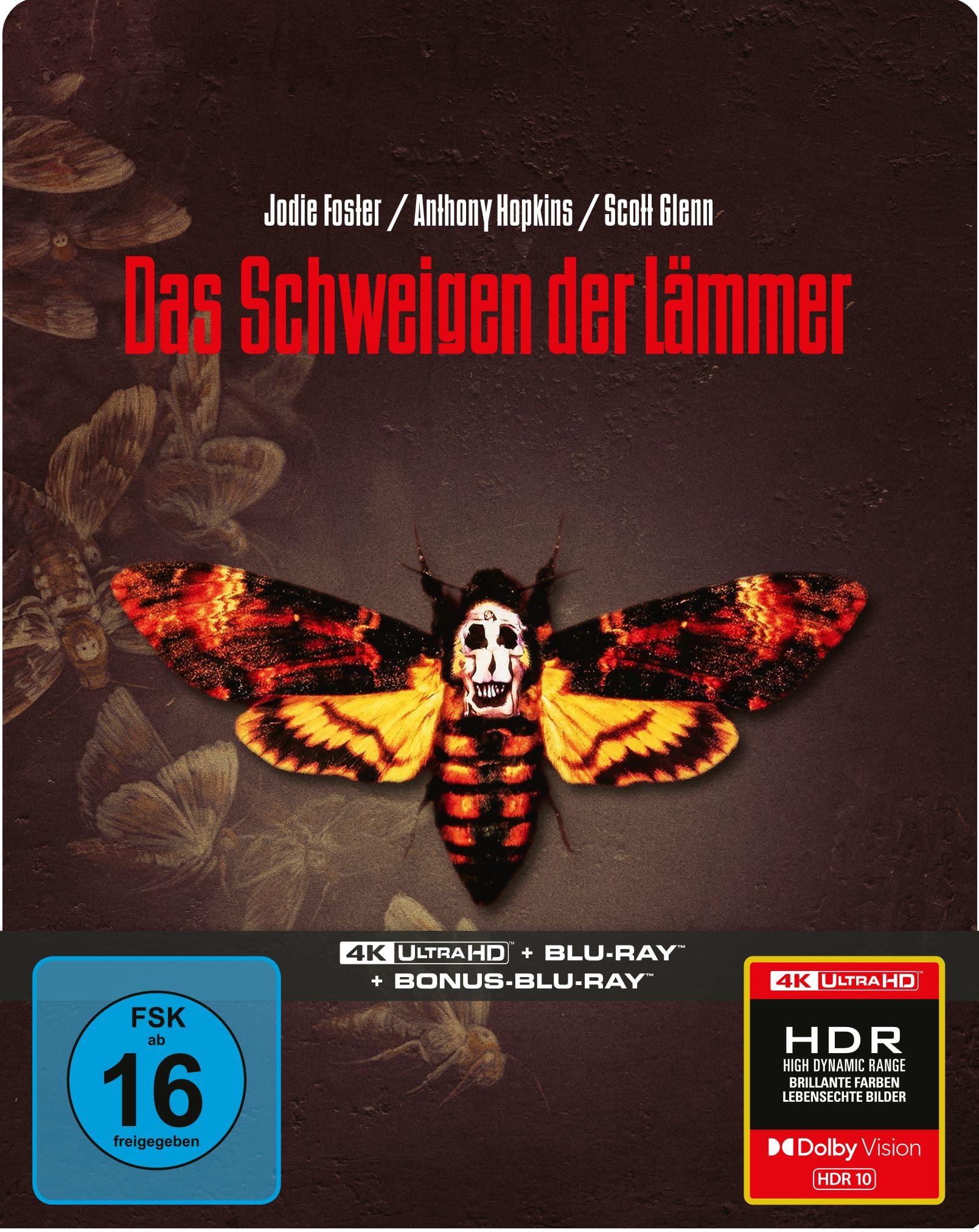 Das Schweigen der L&auml;mmer - Limitiertes SteelBook (4K Ultra HD+Blu-ray+Bonus-Blu-ray) (4K Ultra HD)