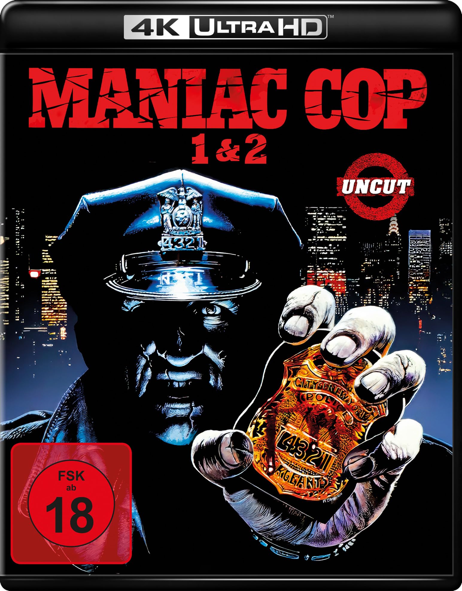 Maniac Cop 1 & 2 (uncut) (4K Ultra HD) (4K Ultra HD)