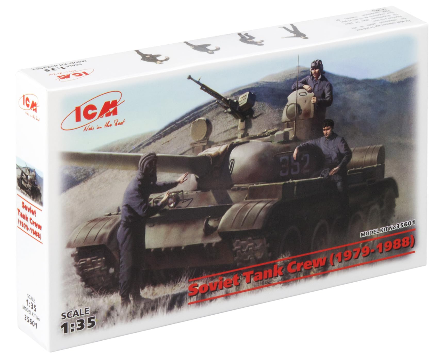 Photos - Model Building Kit ICM 35601 - Soviet Tank Crew 1979-1988 091895949918 785924271933 748224552959