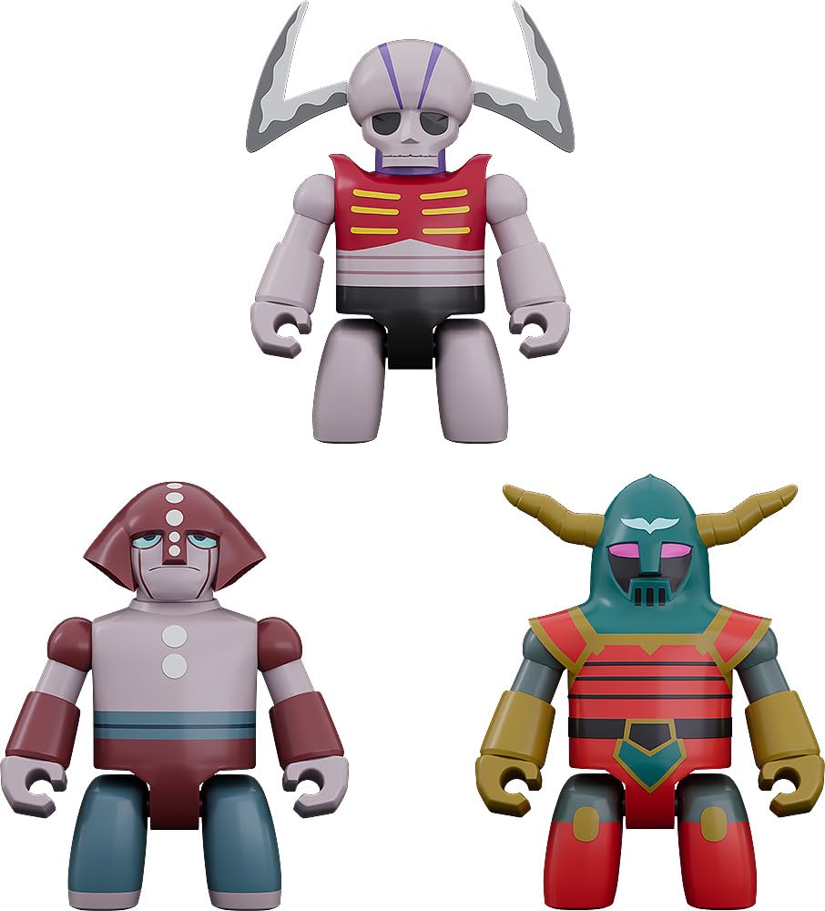 Photos - Action Figures / Transformers Smile Mazinger Z Brickroid Actionfigur Mechanical Beasts Set 1 5 cm GSC66725 