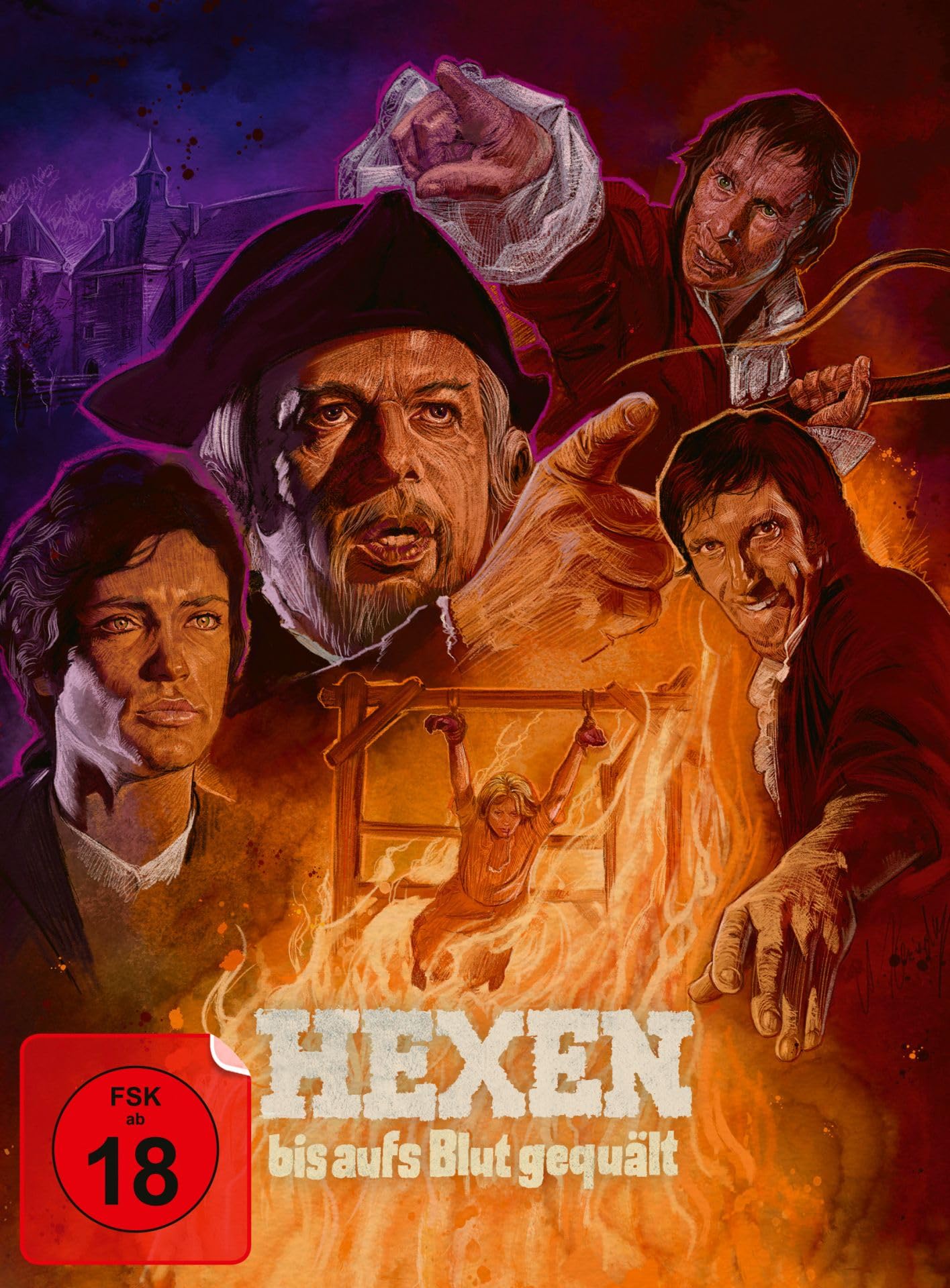 Hexen bis aufs Blut gequ&auml;lt (Mark of the Devil)   Mediabook A (4K Ultra HD 3x (4K Ultra HD)
