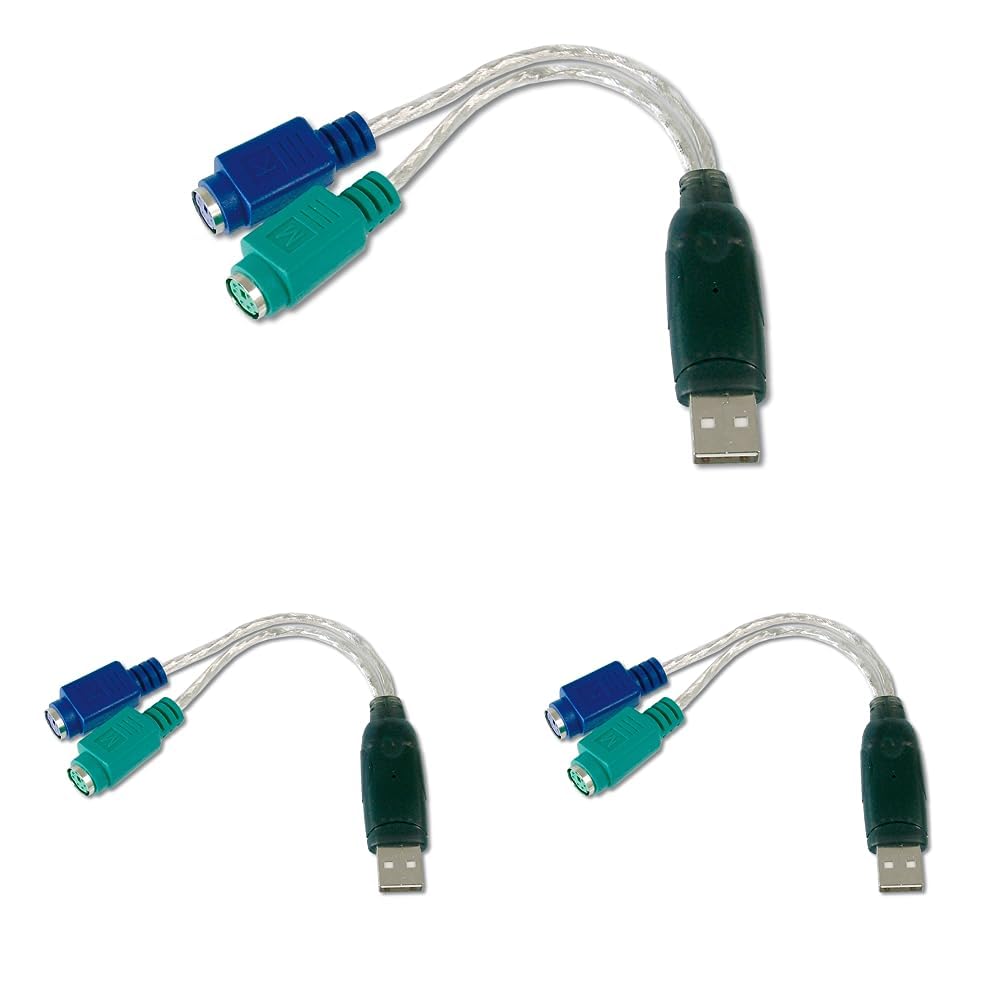 Photos - Cable (video, audio, USB) Digitus USB to PS/2 Adapter DA-70118 